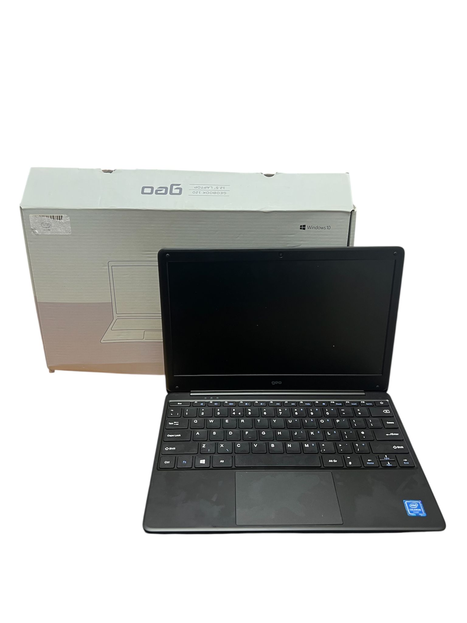Product photo for GeoBook 12.5 Inch 120 GE172 Laptop 4GB / 64GB CELERON *WARRANTY**