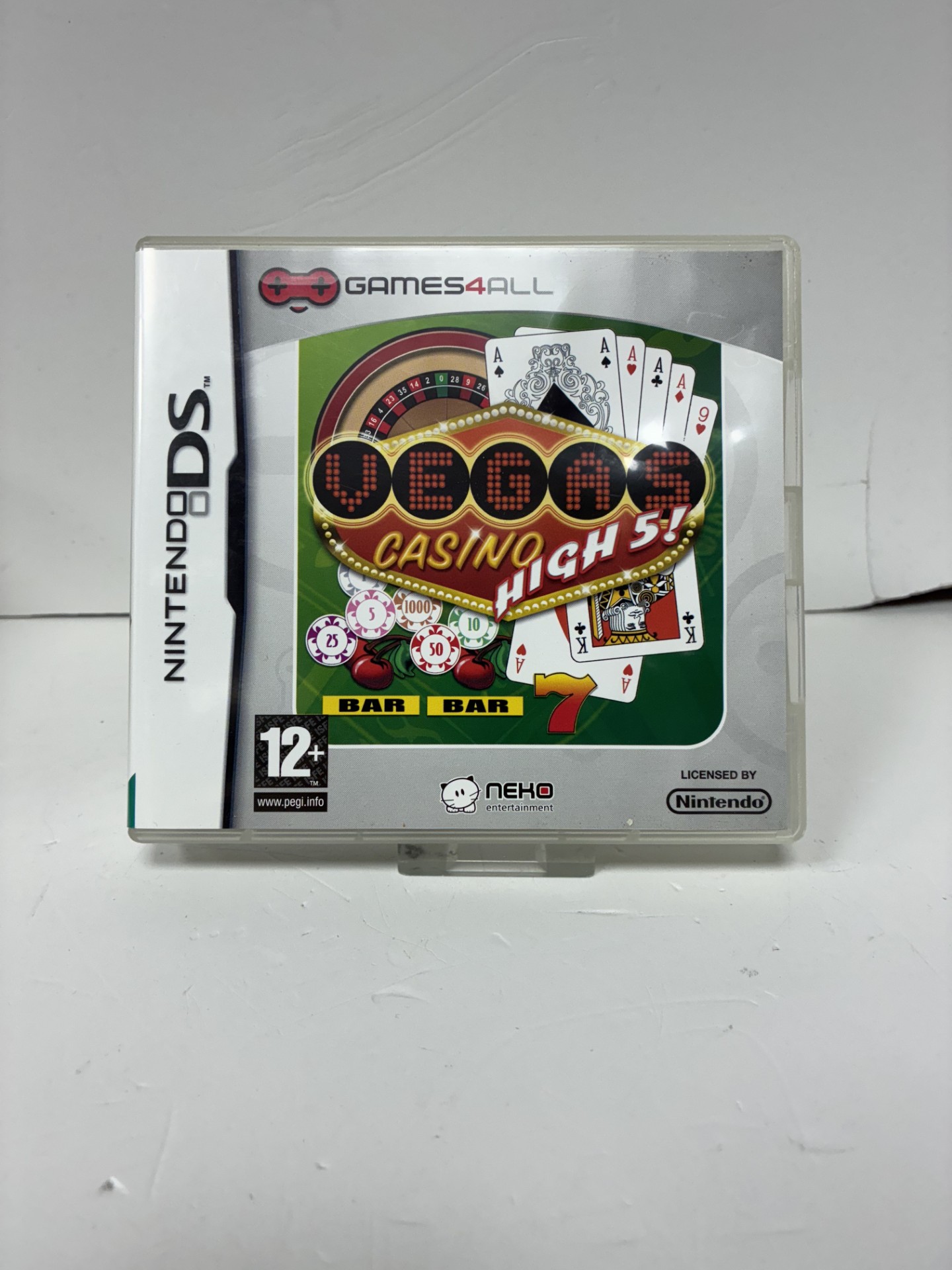 Product photo for vegas casino high 5! 2ds game
