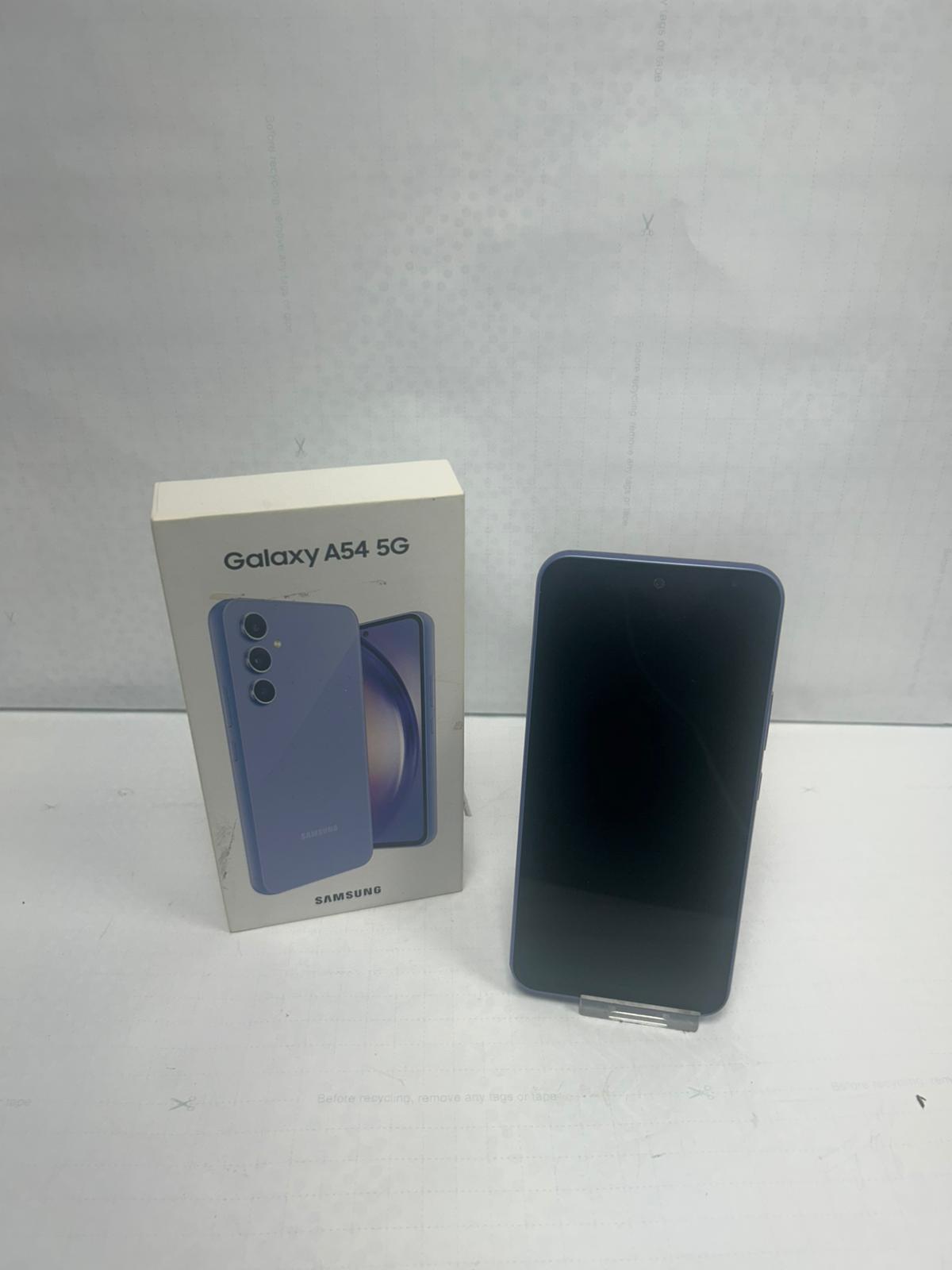 Product photo for Samsung A54 5G - 128GB Unlocked Purple *SCREEN BURN*
