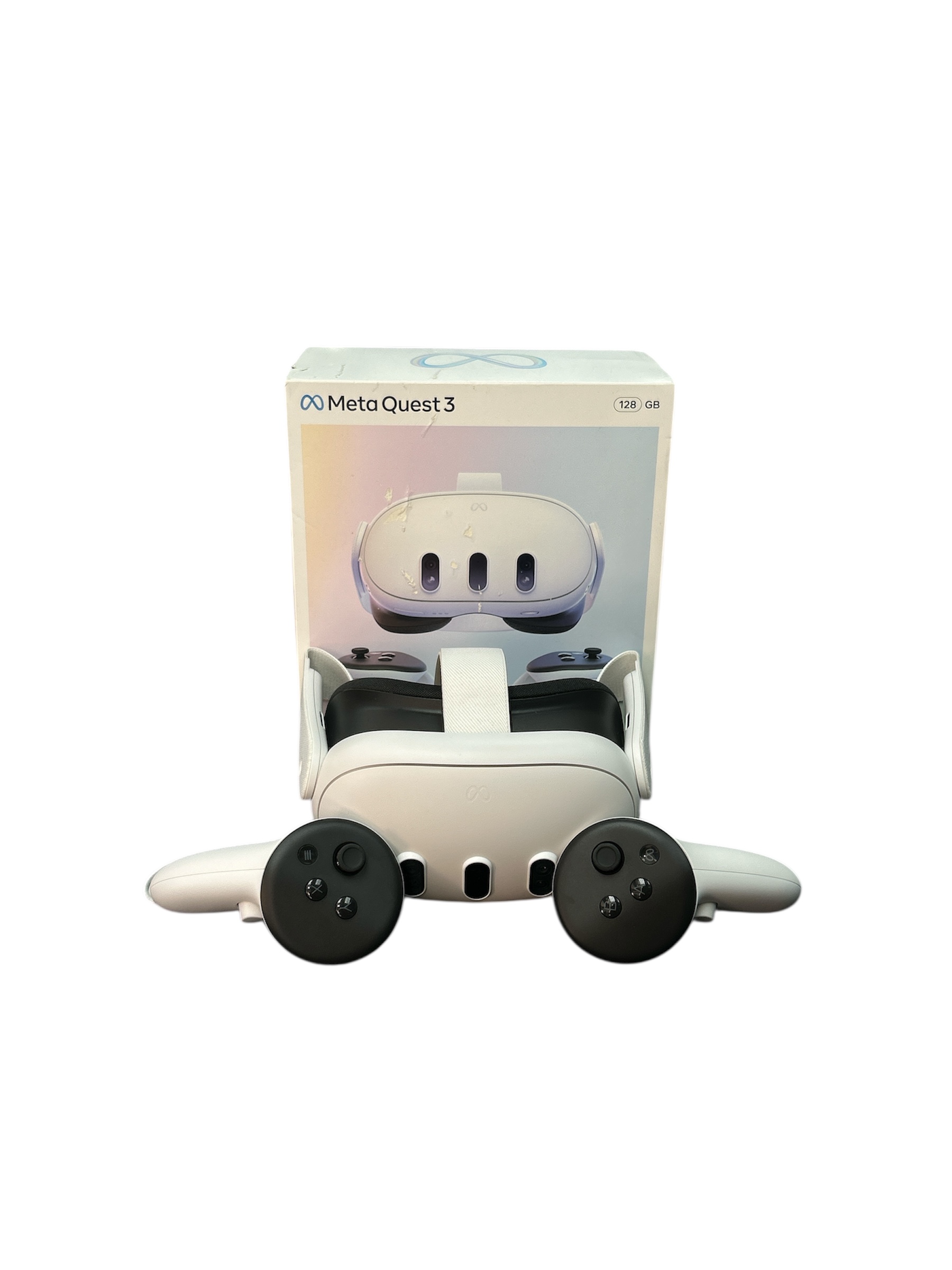 Product photo for Meta Quest 3 VR Headset (With Controllers) - 128GB, B