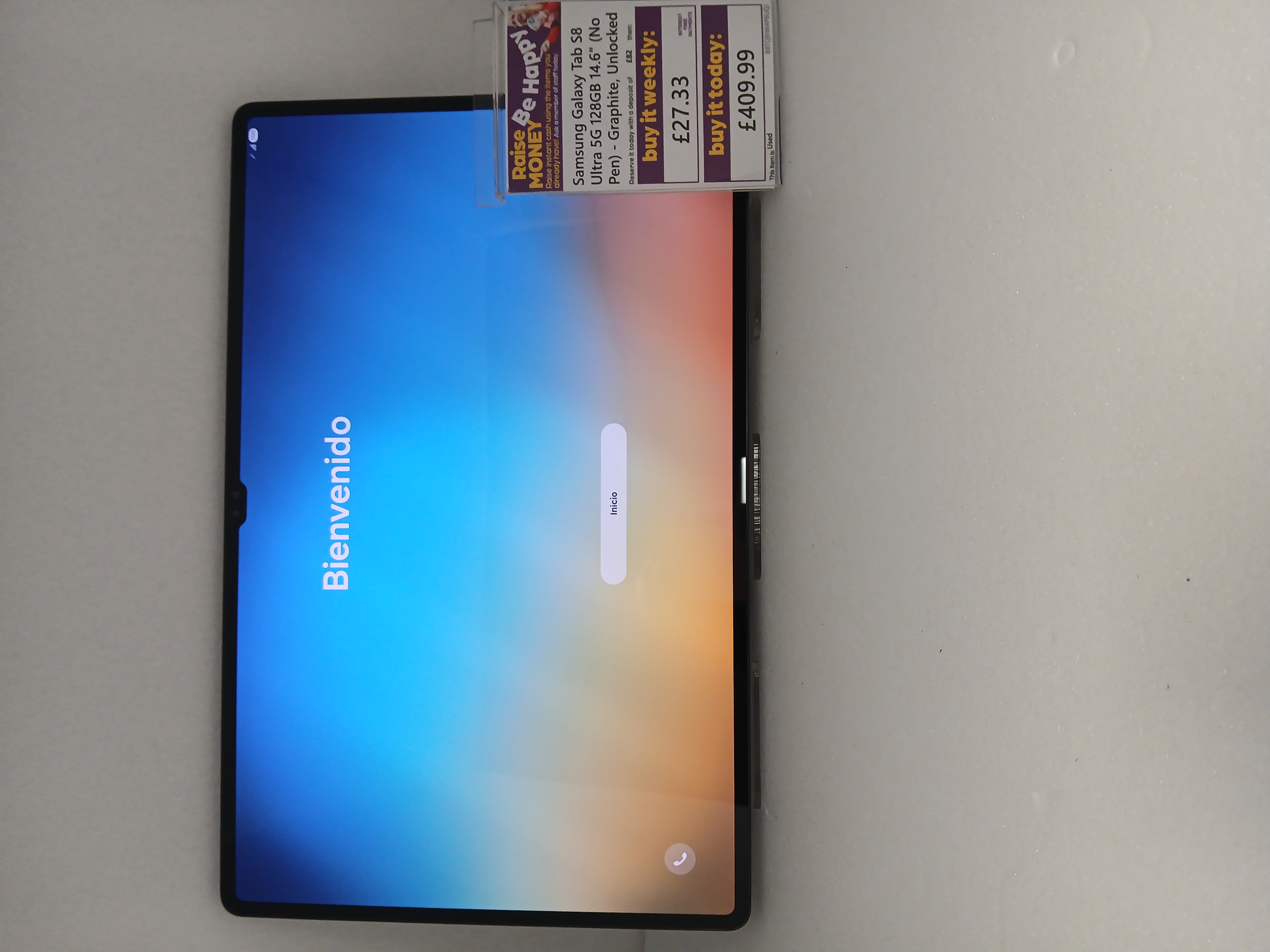 Product photo for Samsung Galaxy Tab S8 Ultra 5G 128GB 14.6