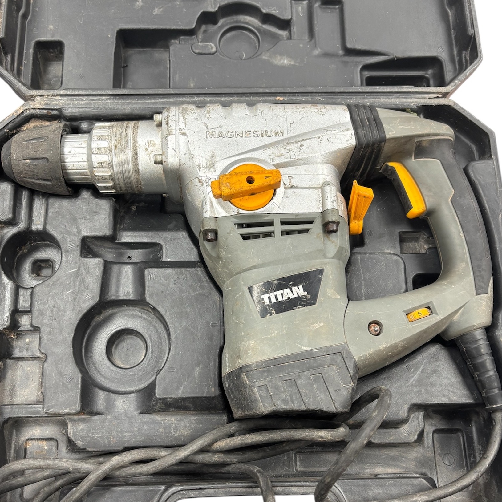Product photo for titan sds plus rotary hammer drill