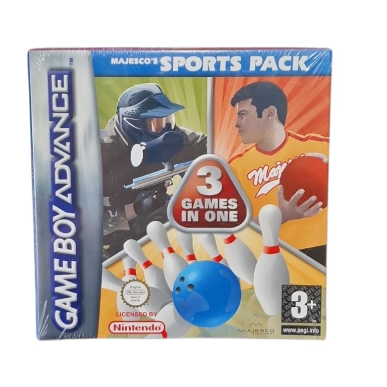 Product photo for Majesco's Sports Pack Total Gamer GBA - Gameboy Advance Game (3)