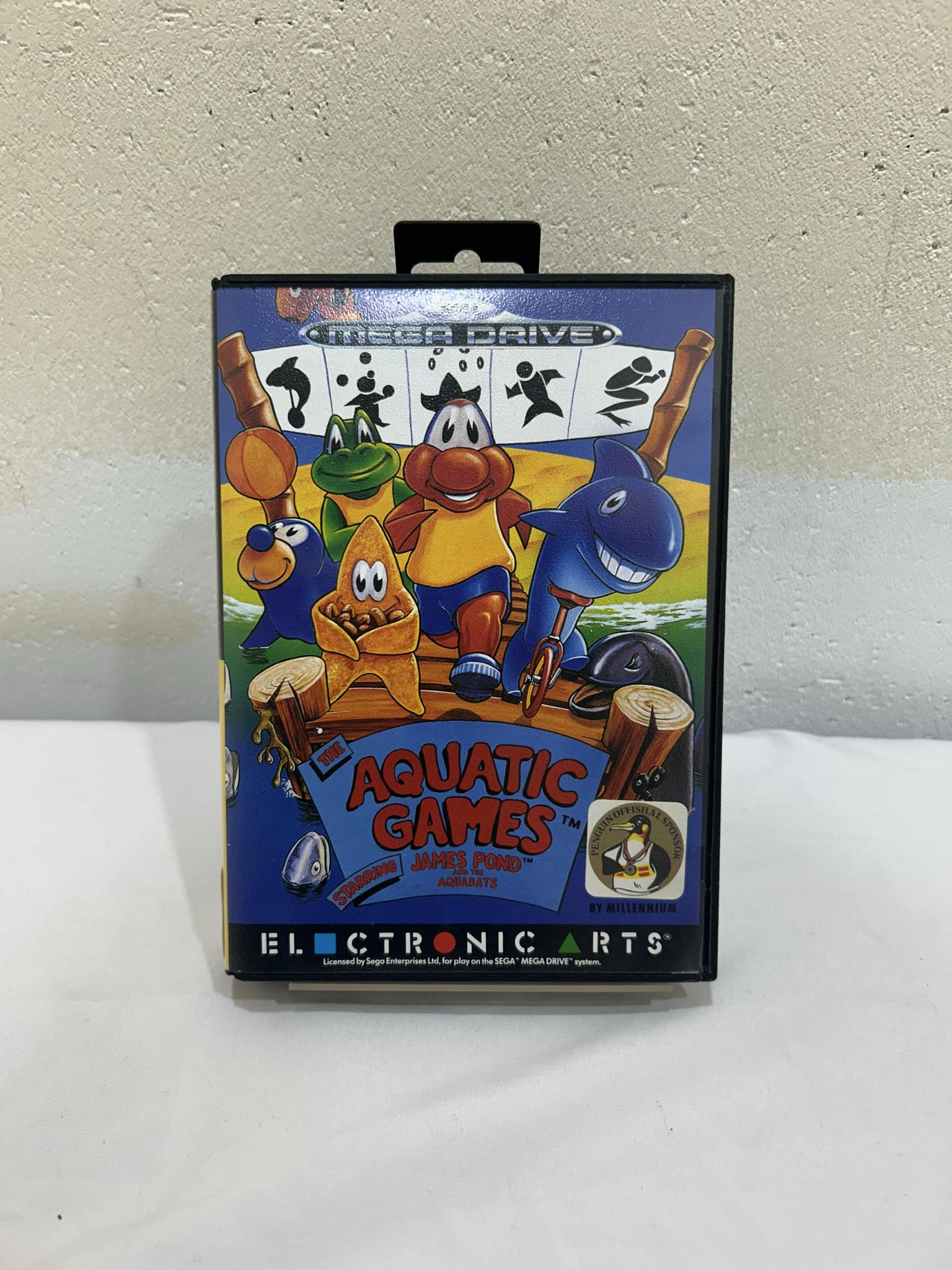 Product photo for Aquatic Games for Sega Mega Drive