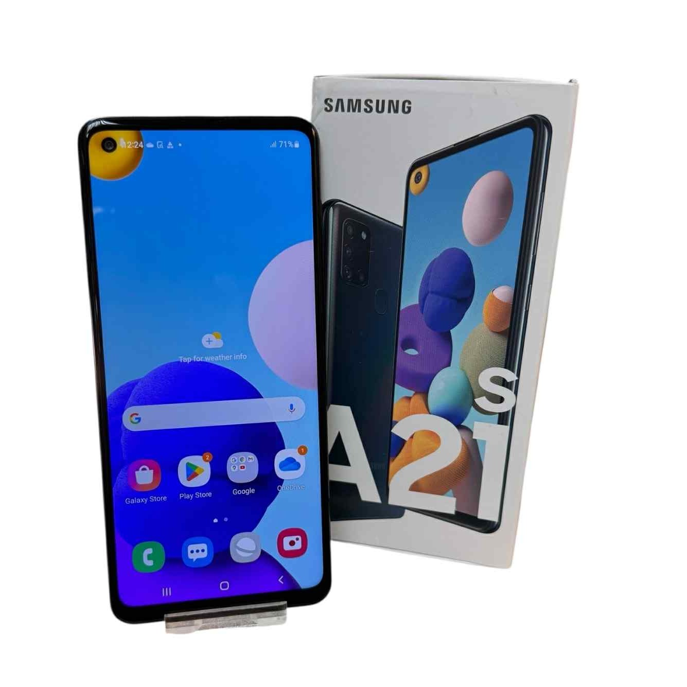 Product photo for Samsung Galaxy A21S Dual Sim 32GB Black (Unlocked) B