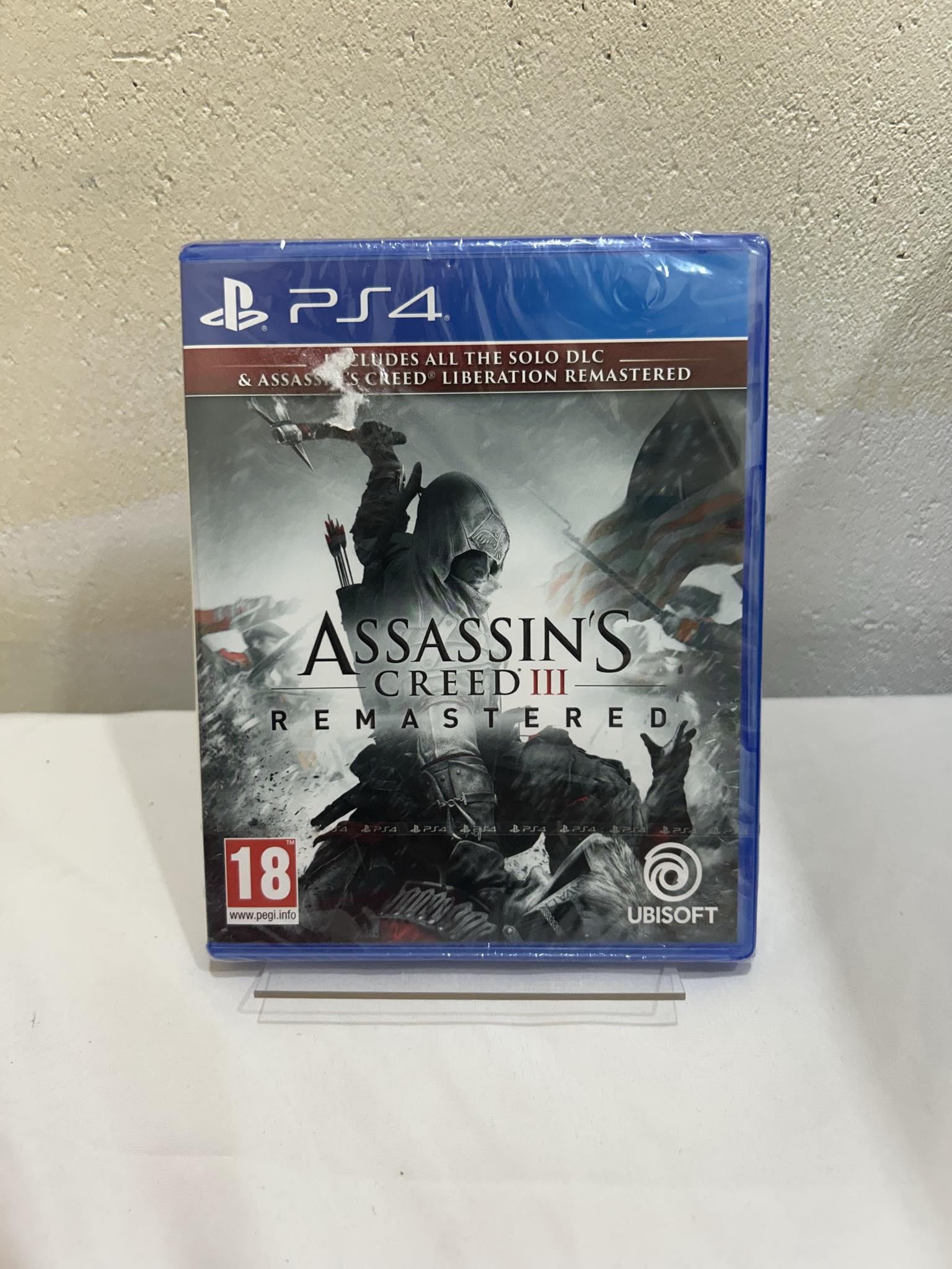 Product photo for Assassin's Creed 3 for PlayStation 4 (SEALED)