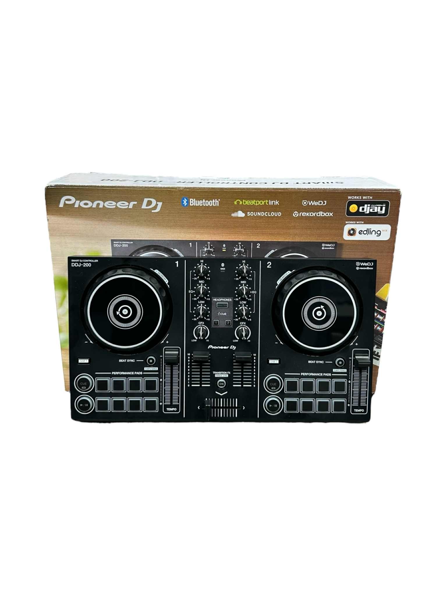 Product photo for Pioneer DDJ-200 Smart DJ Controller, B