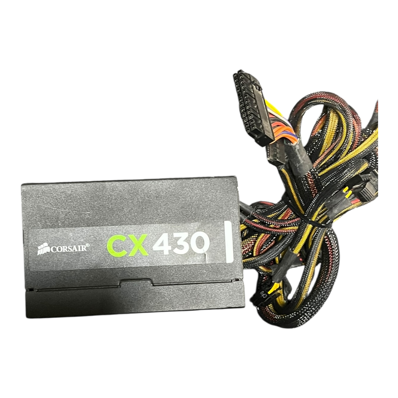 Product photo for Corsair CX430 430W ATX Power Supply Unit – Used No Lead