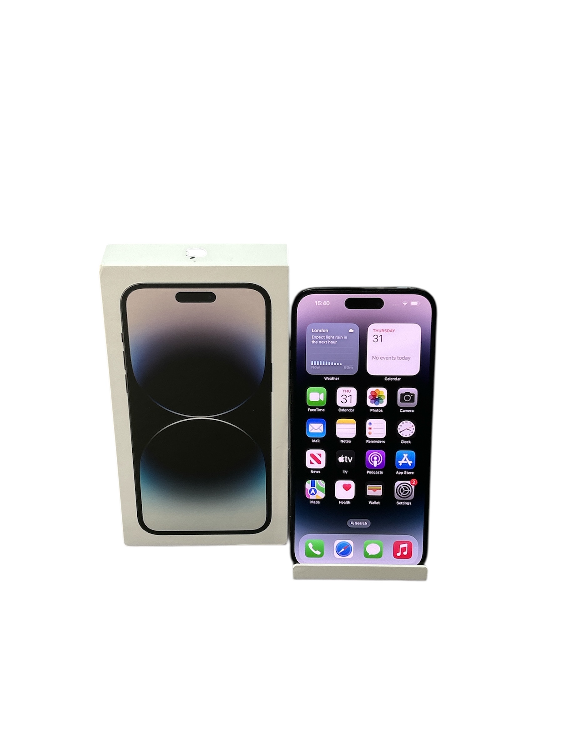 Product photo for Apple iPhone 14 Pro Max 128GB Space Black, Unlocked C