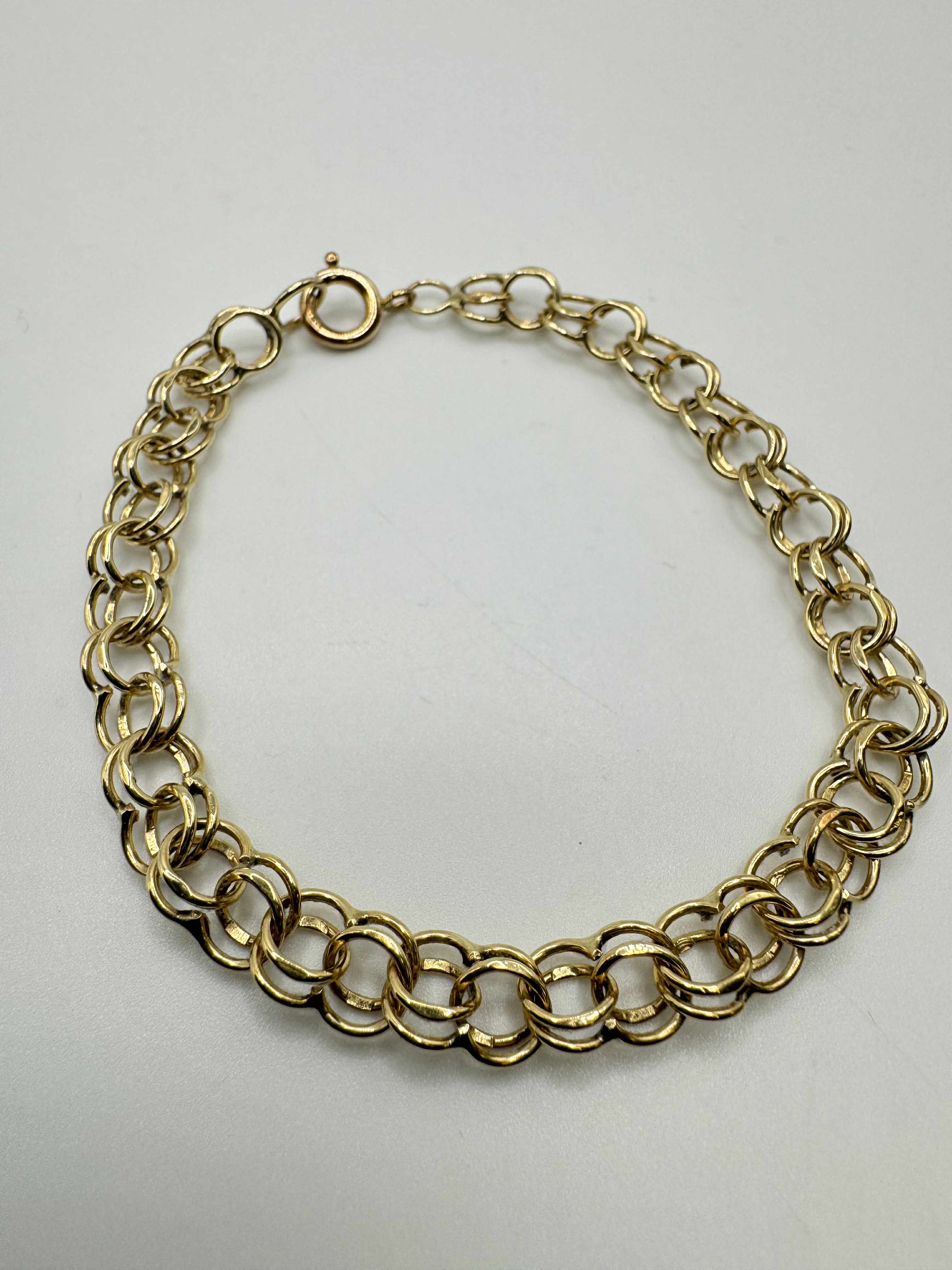 Product photo for 9ct Circular Multi Link Bracelet