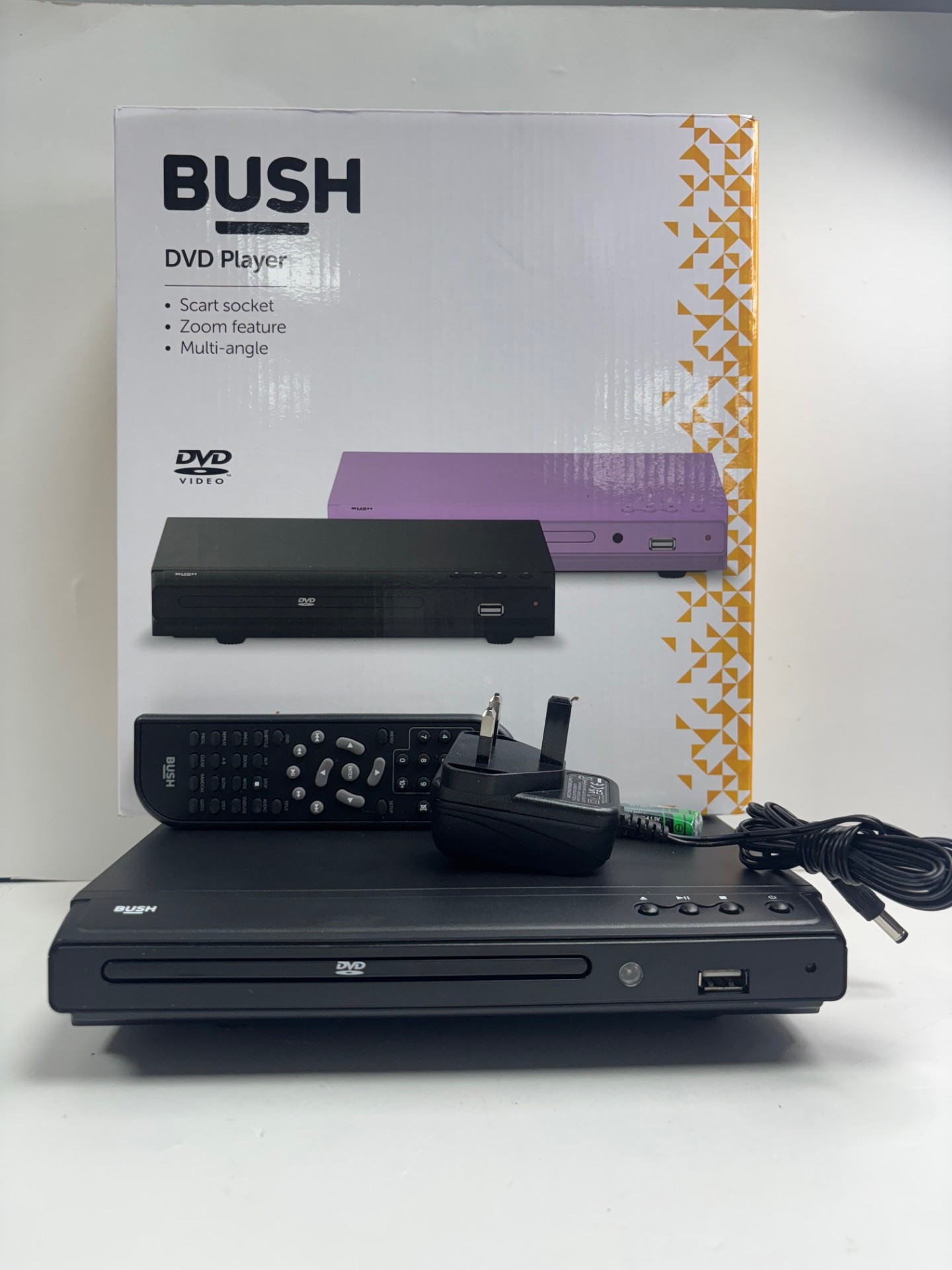 Product photo for DVD BUSH PLAYER BOXED