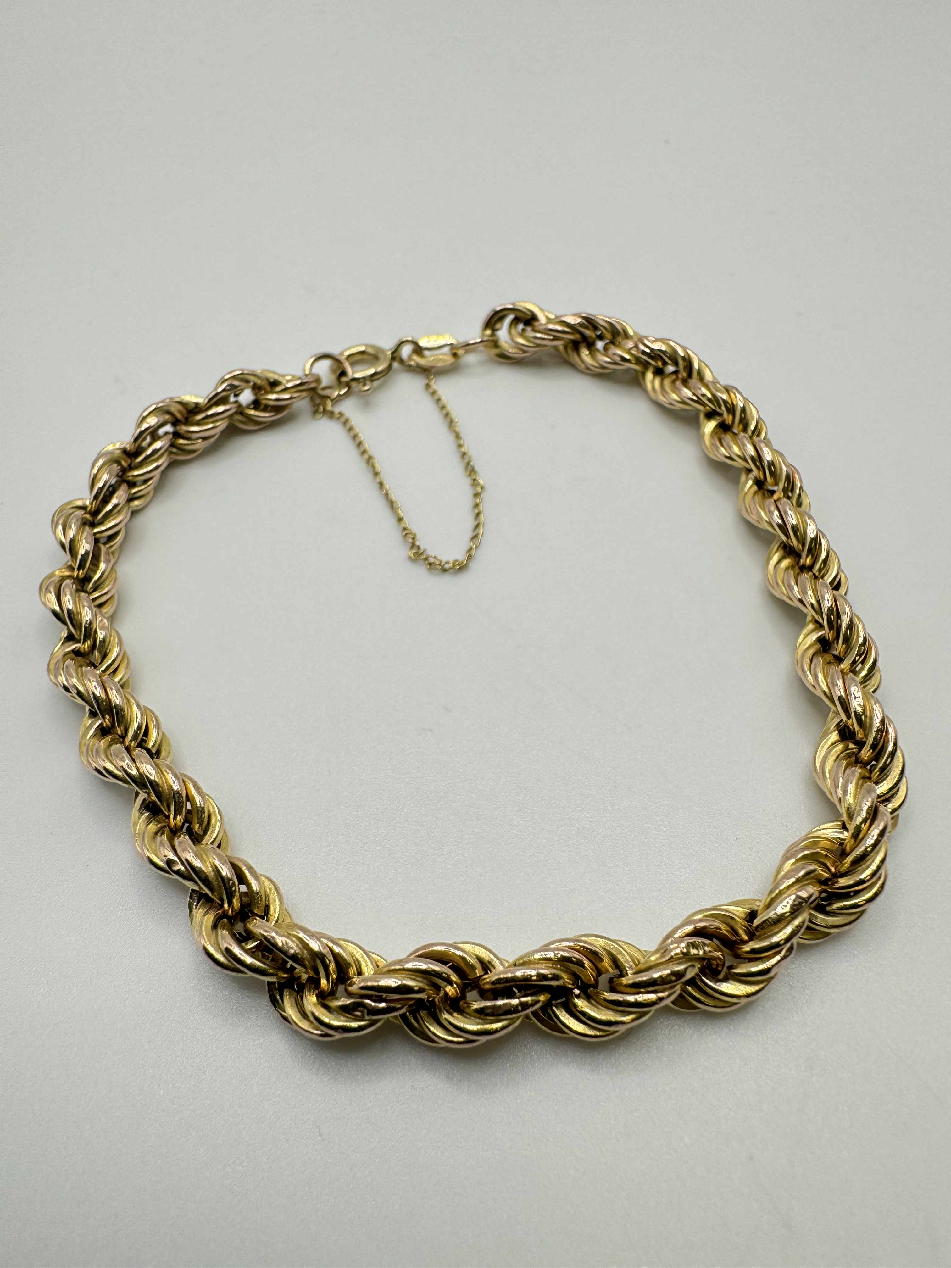 Product photo for 9ct Rope Bracelet