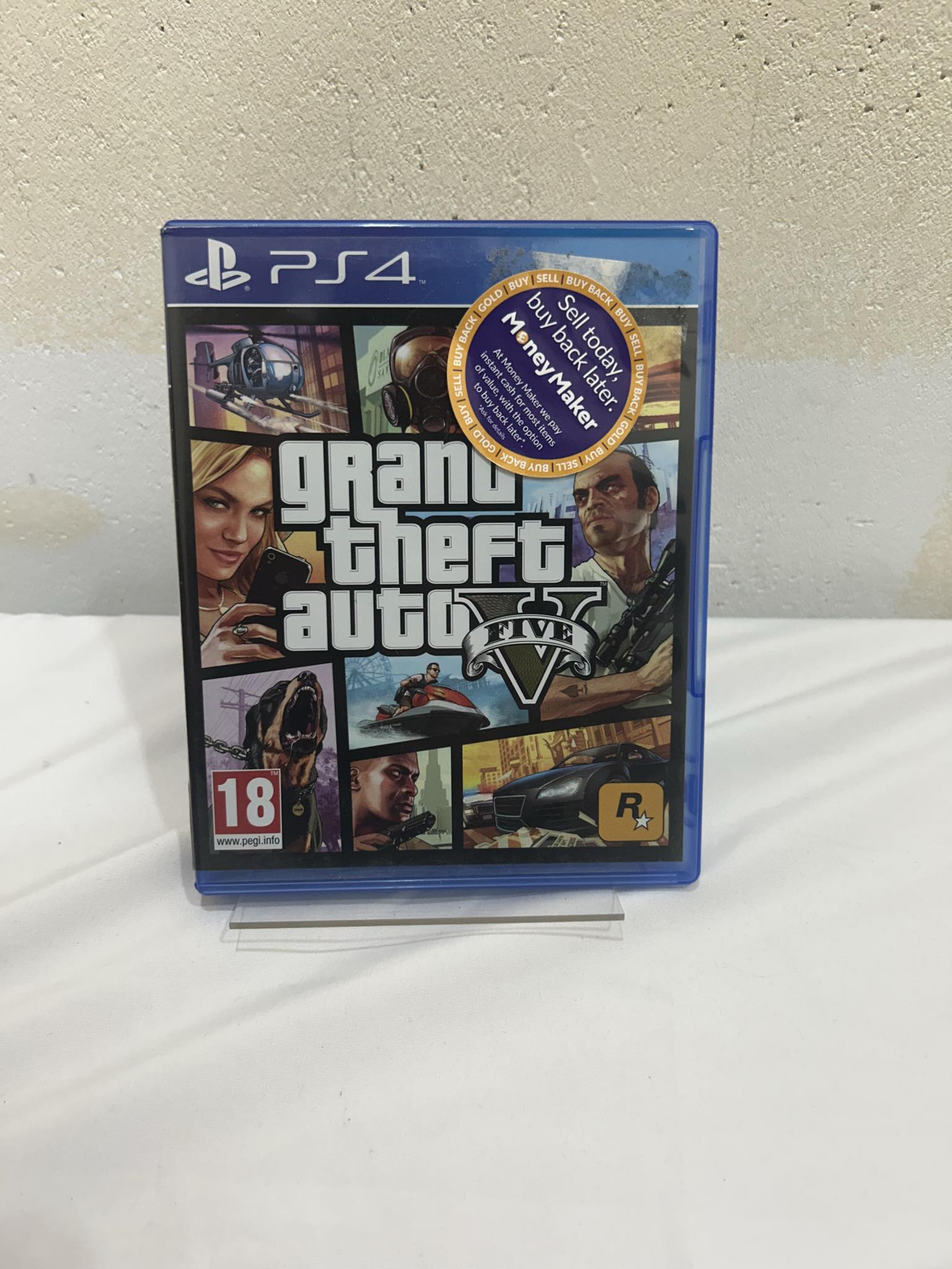 Product photo for Grand Theft Auto V for PlayStation 4