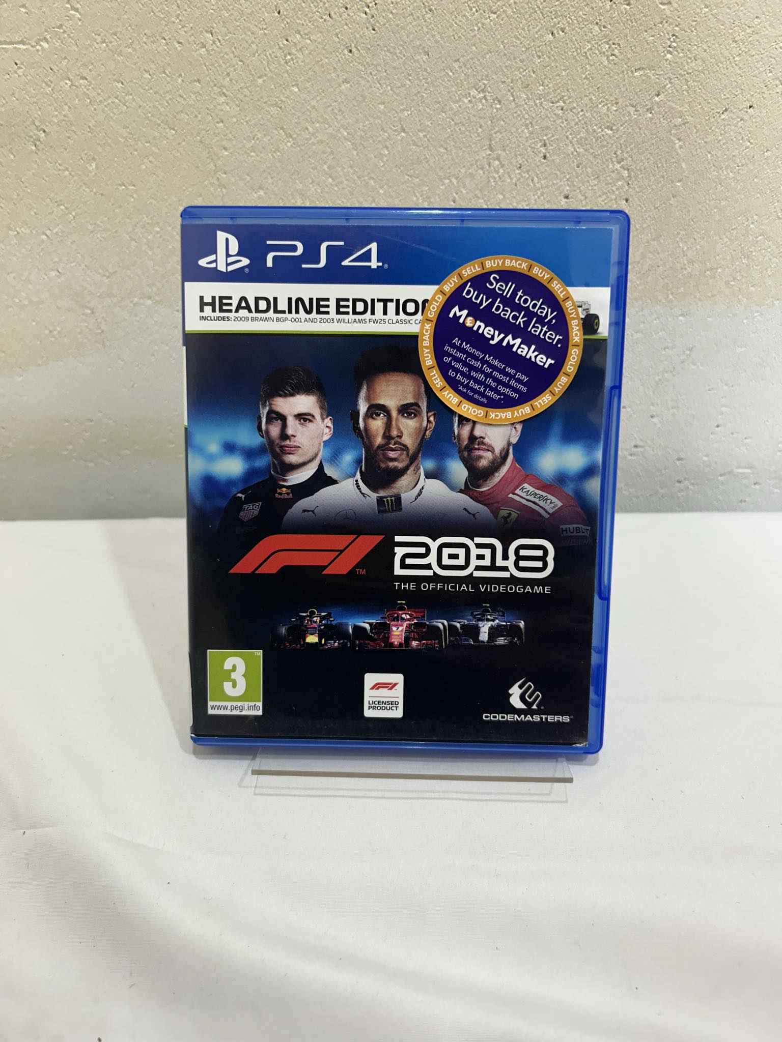 Product photo for F1 2018 for PlayStation 4