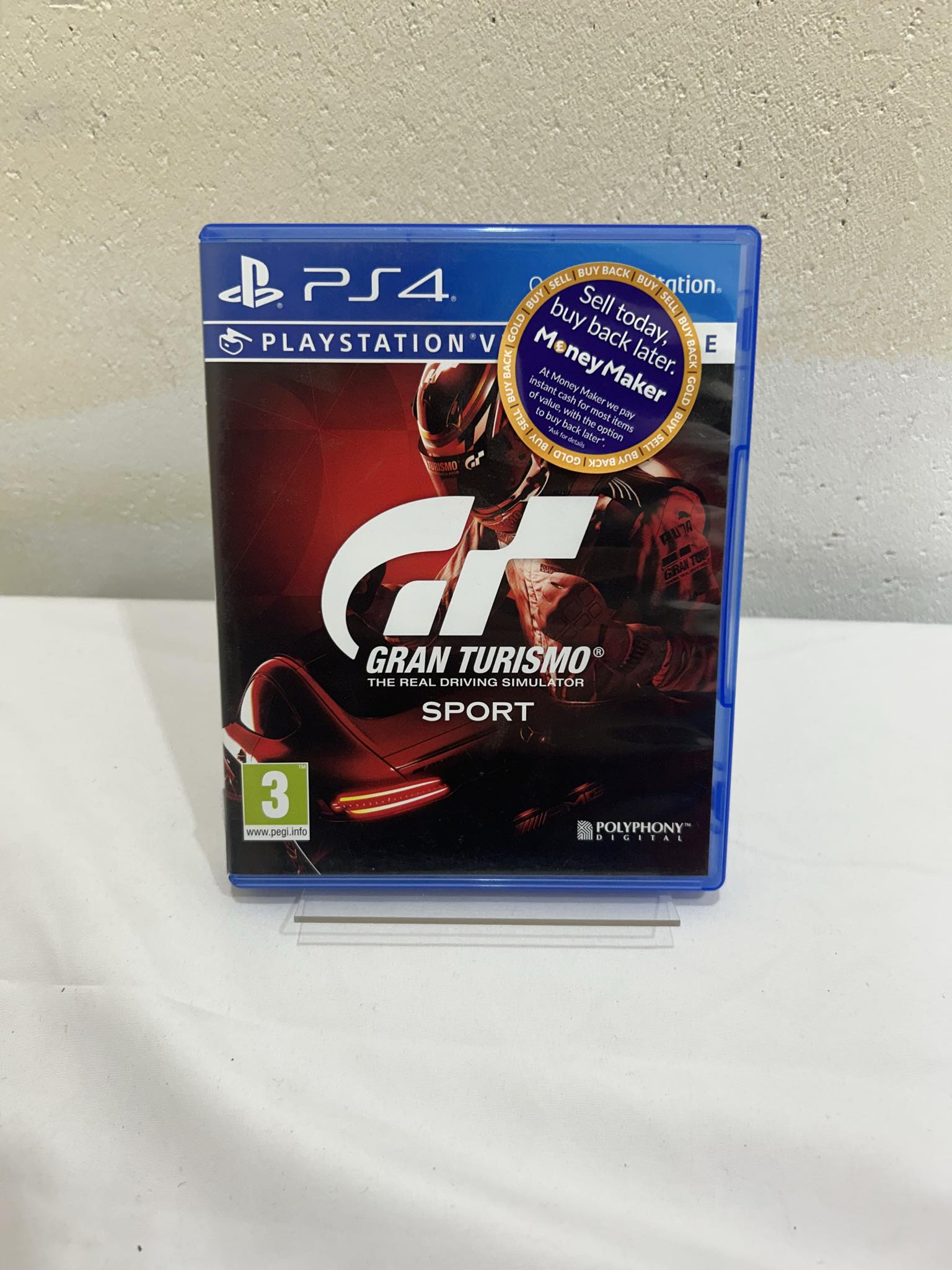 Product photo for Gran Turismo Sport for PlayStation 4