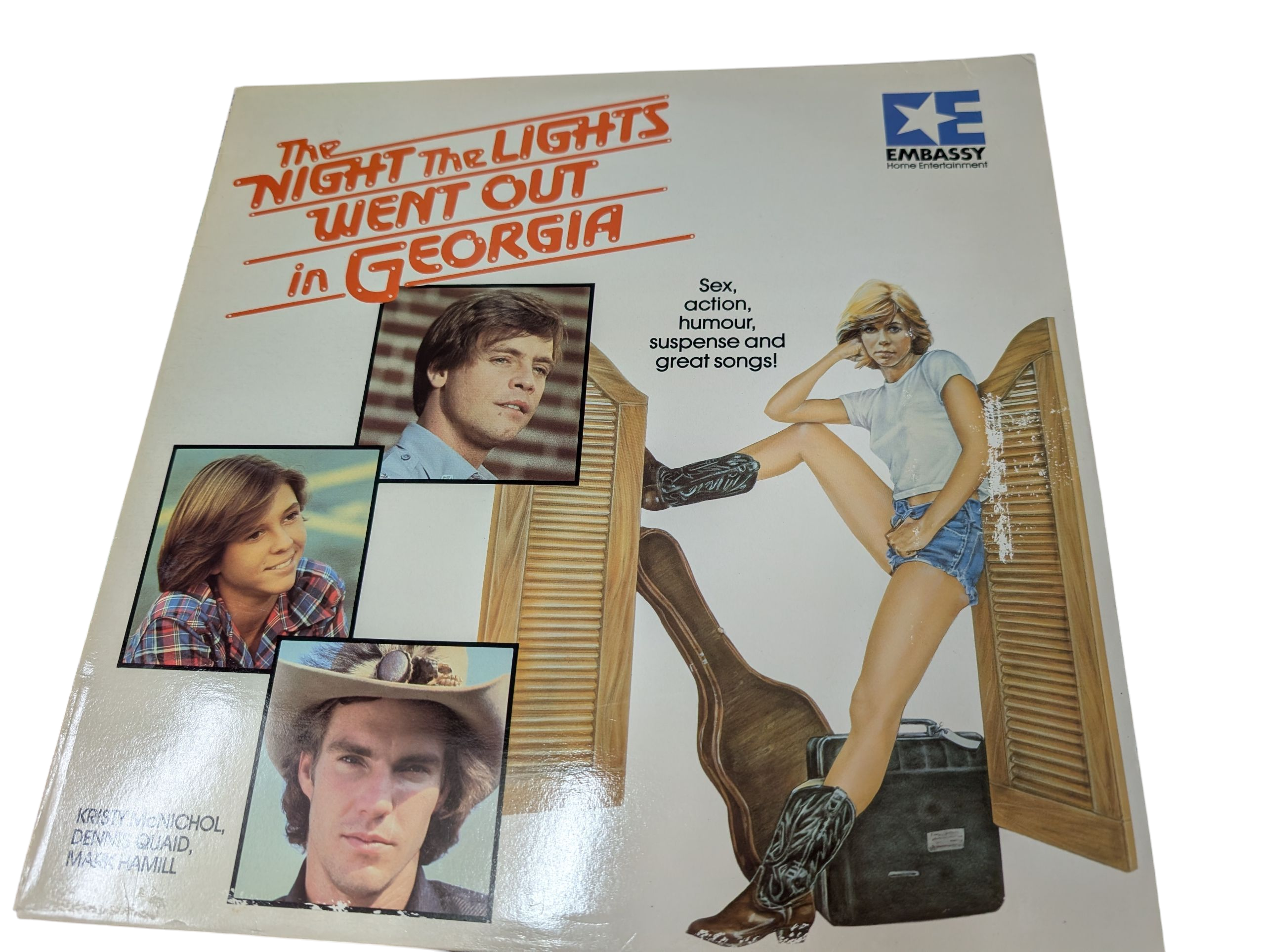 Product photo for The Night the Lights Went Out in Georgia – LaserDisc Kristy McNichol