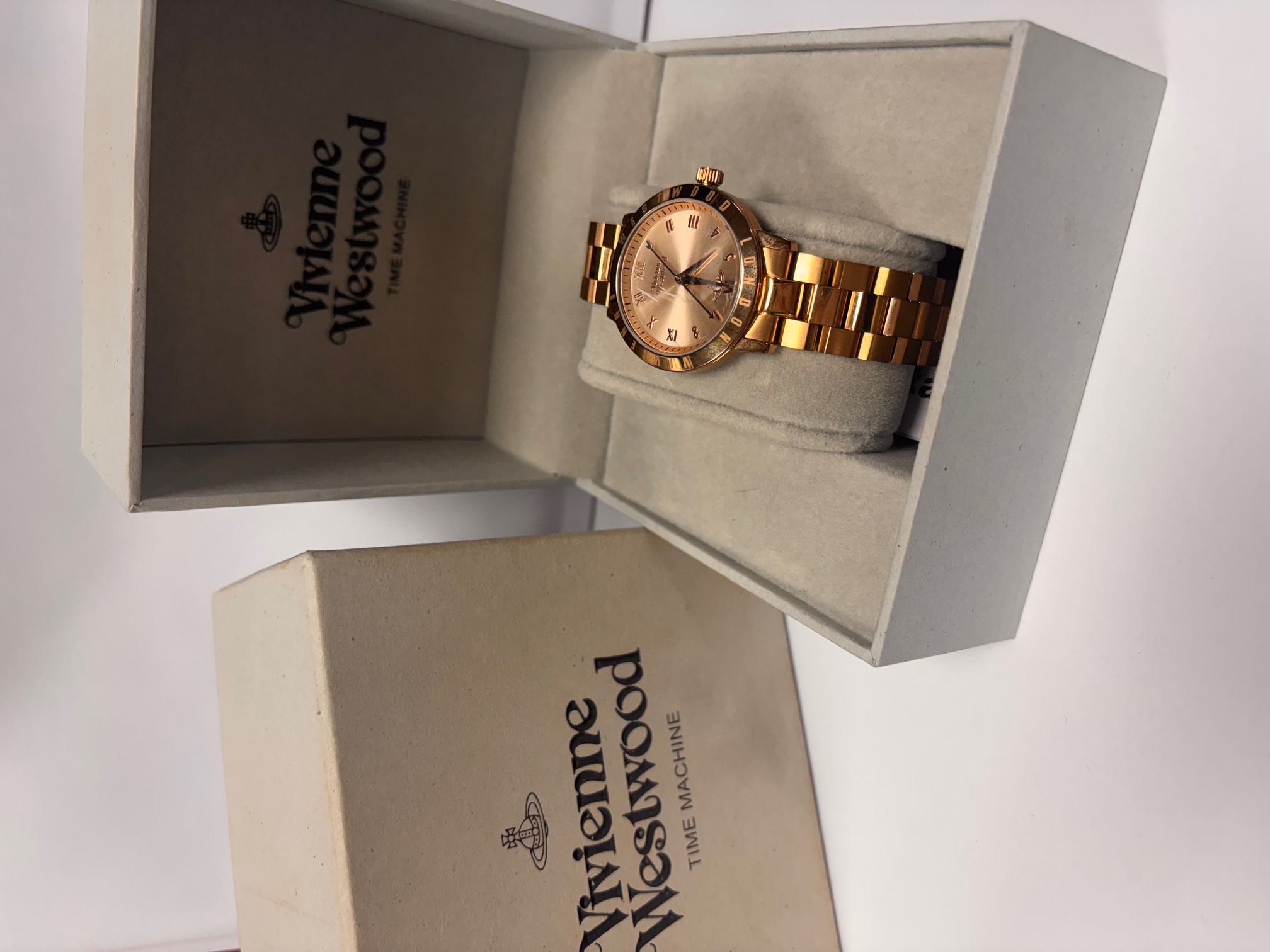 Product photo for vivienne westwood Vivienne Westwood Ladies Bloomsbury Bracelet Watch VV152RSRS