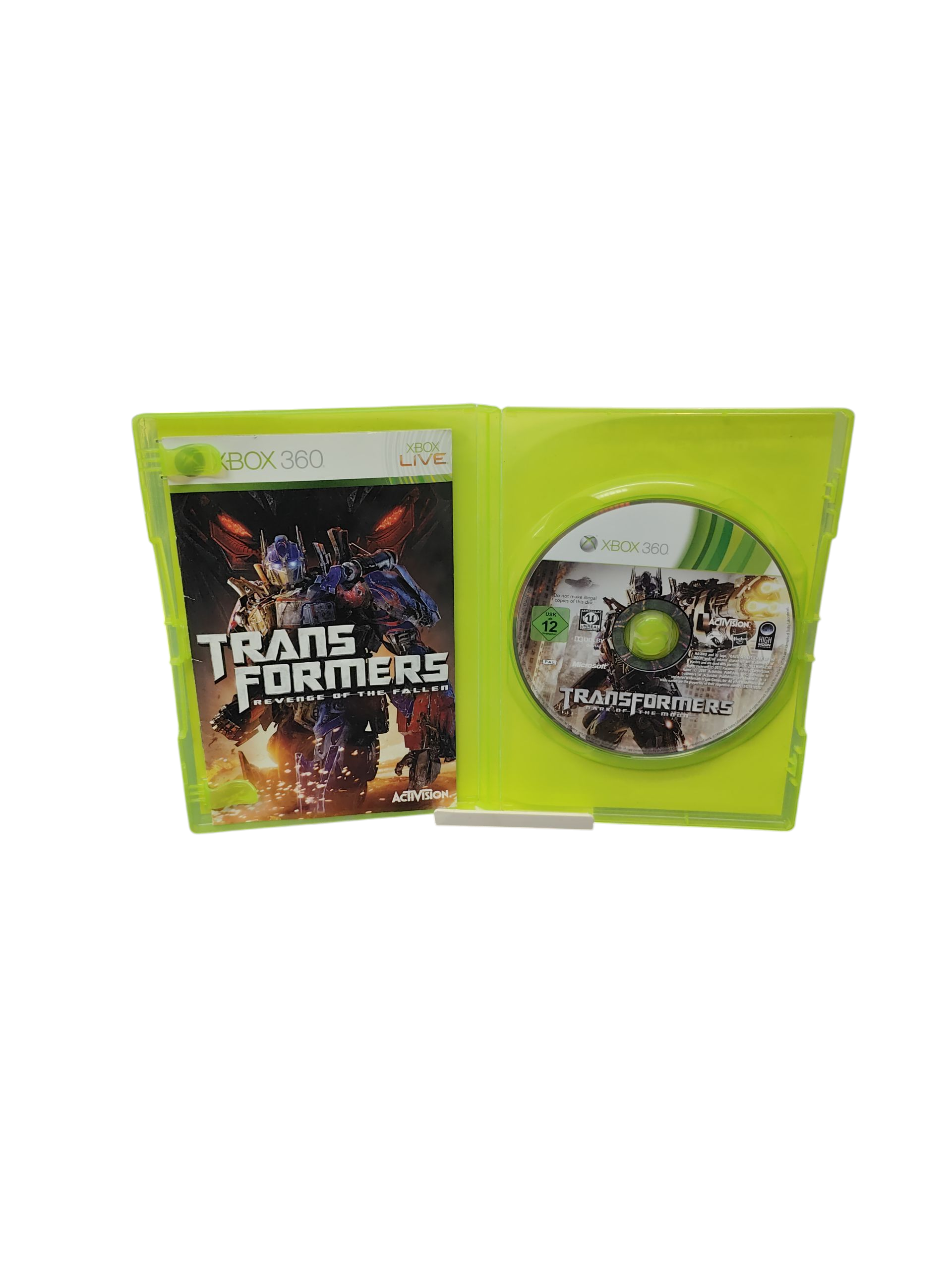 Product photo for Transformers Dark Of The Moon Xbox 360 (See Description)
