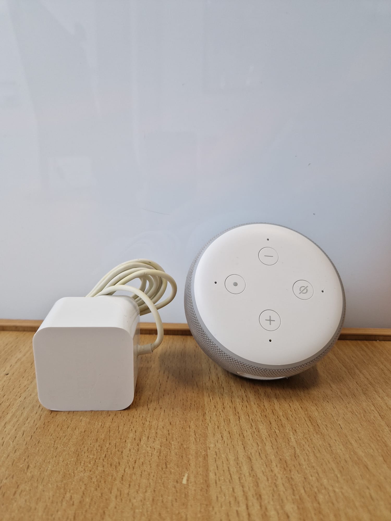 Product photo for Amazon  Amazon Echo Dot 3rd Gen White Unboxed w/ PSU – Good Condition + 12M Warranty