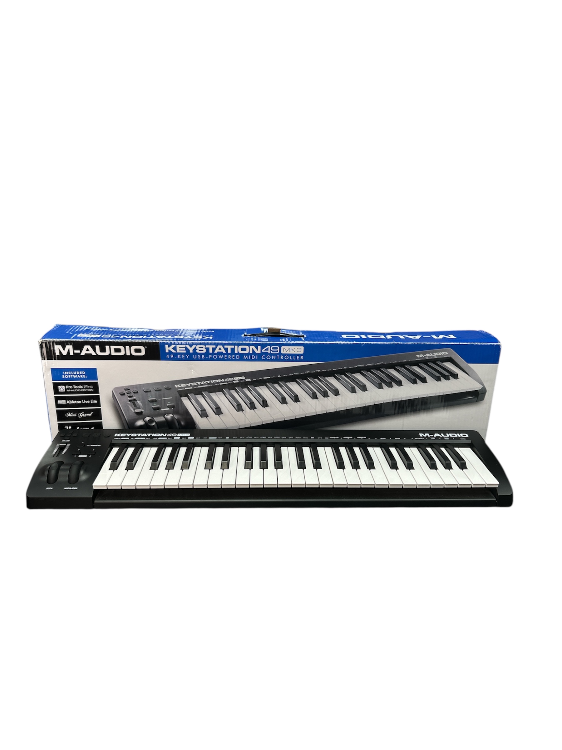 Product photo for M-Audio Keystation 49 MK3 Key USB MIDI Keyboard, B