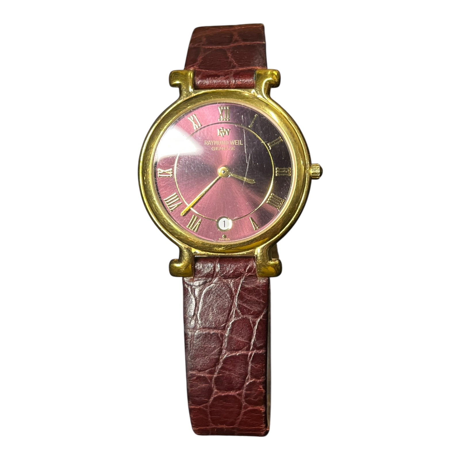 Product photo for Raymond Weil Genève Watch 18ct Gold Plate – Cased (Signs of Wear)