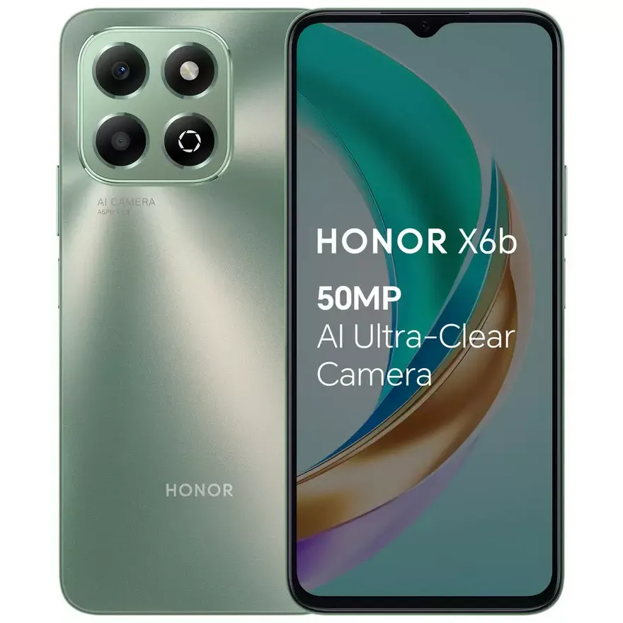 Product photo for HONOR X6B PHONE, FOREST GREEN