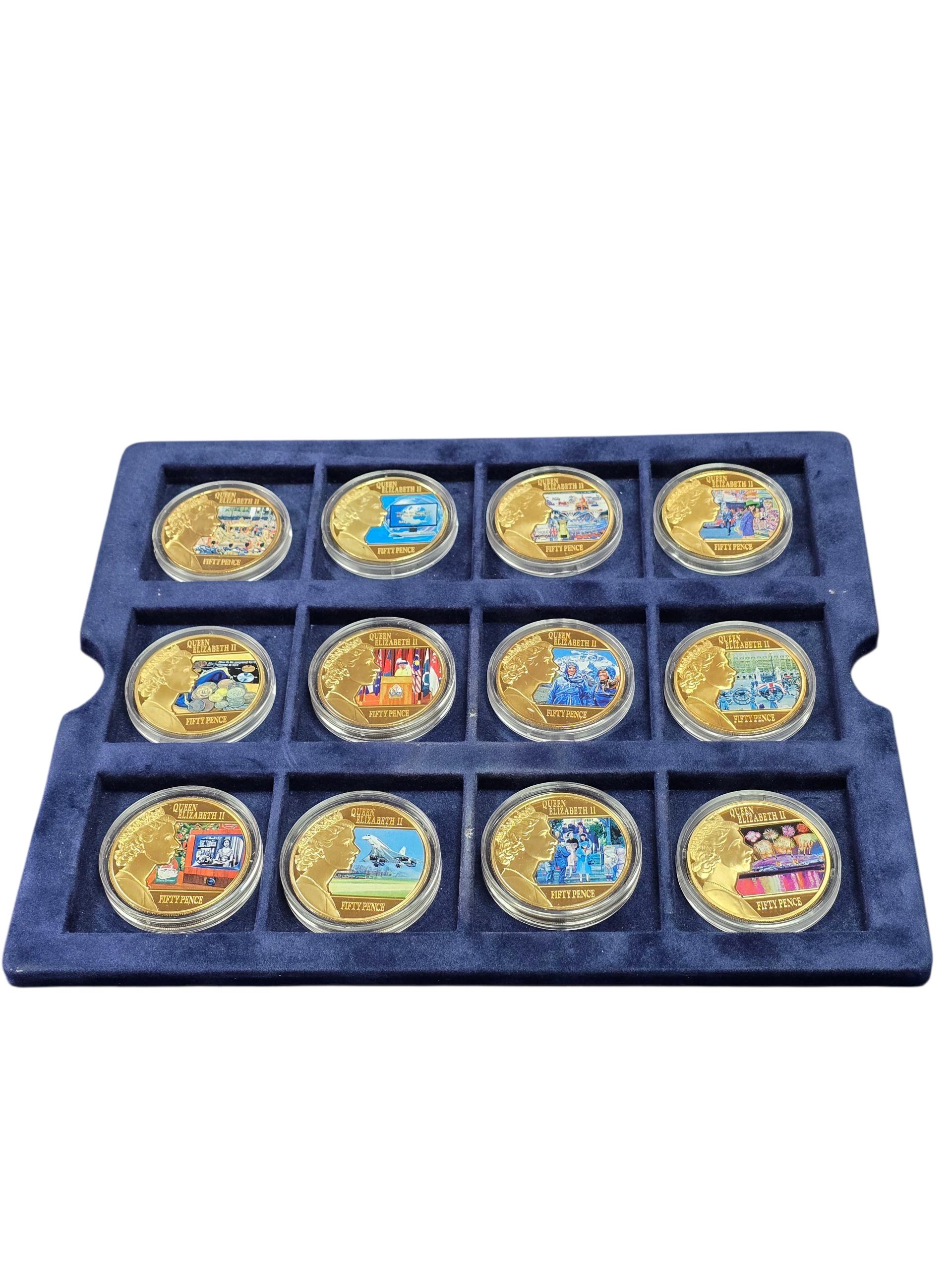 Product photo for Queen Elizabeth II Reflections of a Reign Commemorative Medallions