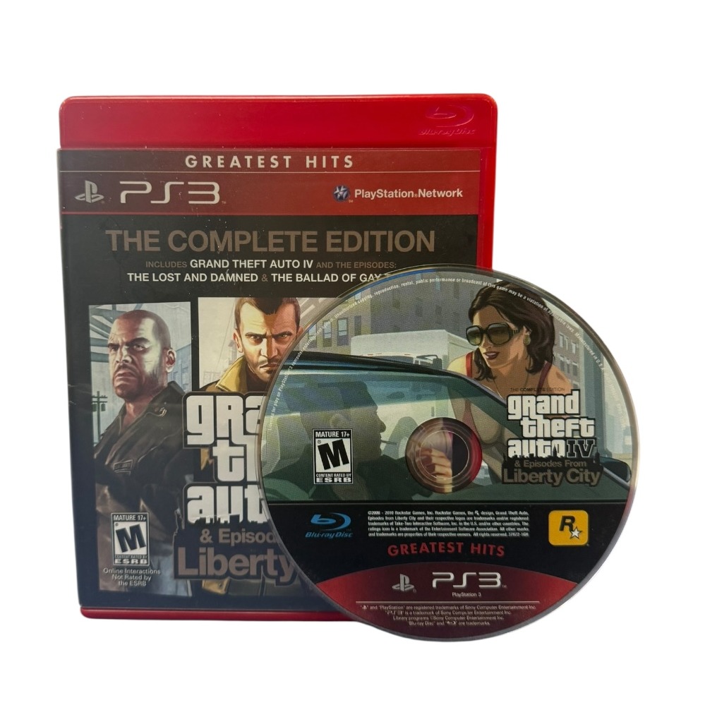 Product photo for GTA IV - The Complete Edition PS3 Game
