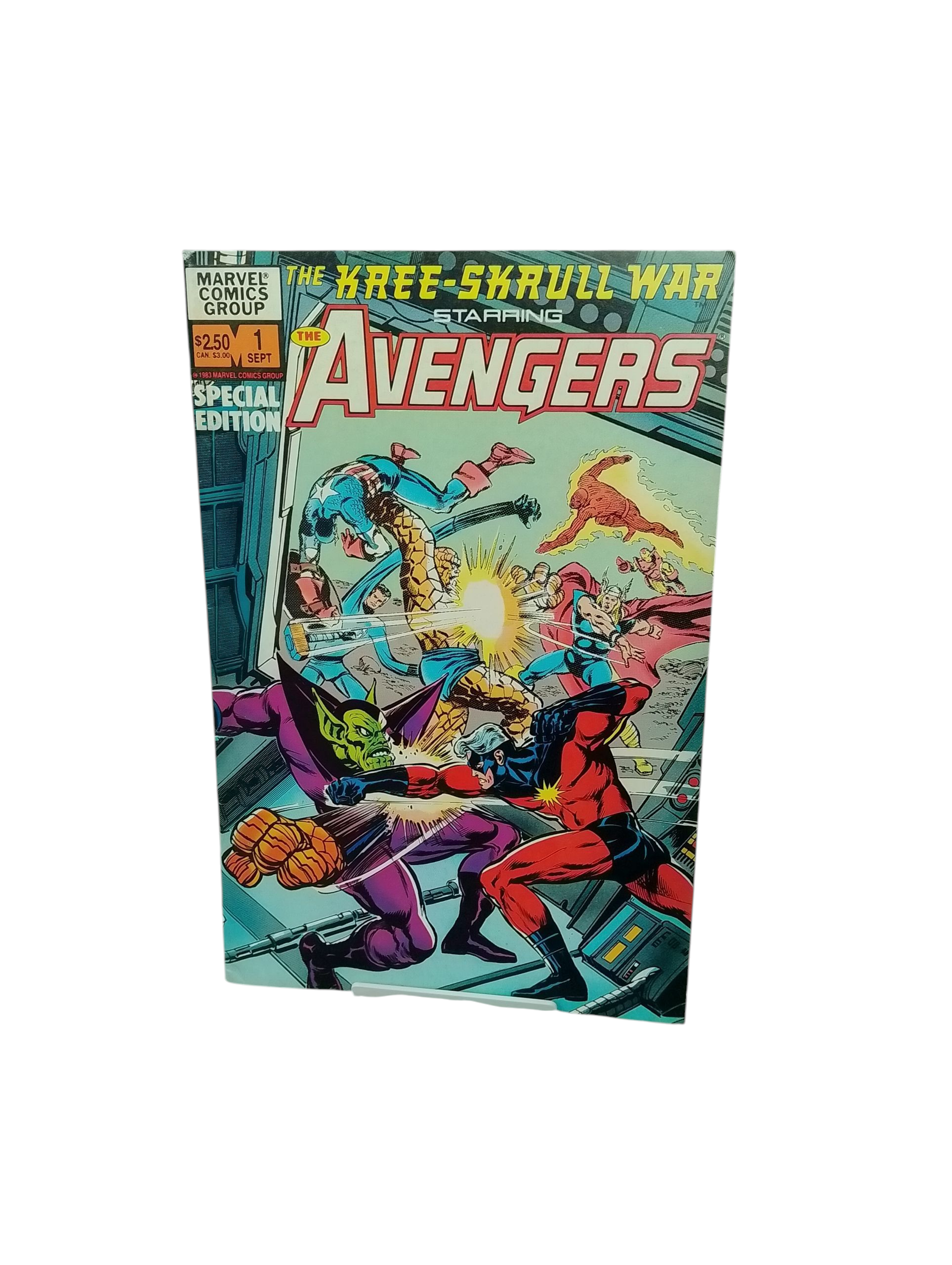 Product photo for Knee Skull War Avengers #1 1983