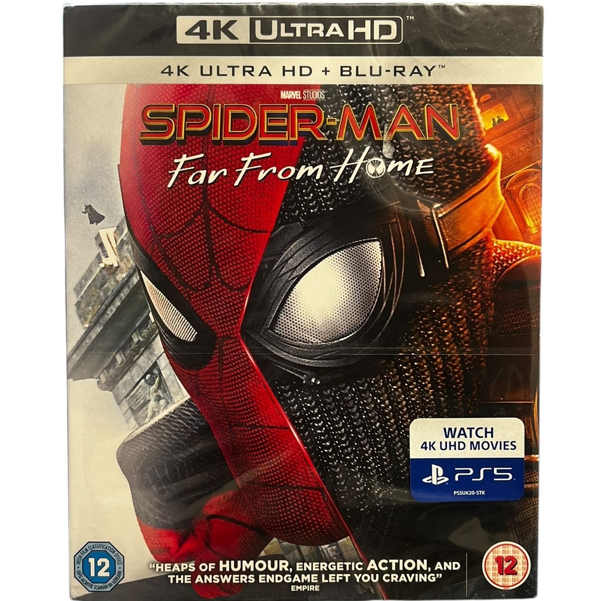 Product photo for New: Spiderman Far From Home - 4K Ultra HD + Blu-Ray Discs (Rated 12, Sony)