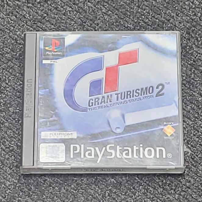 Product photo for Sony PlayStation PS1 Game: Gran Turismo 2