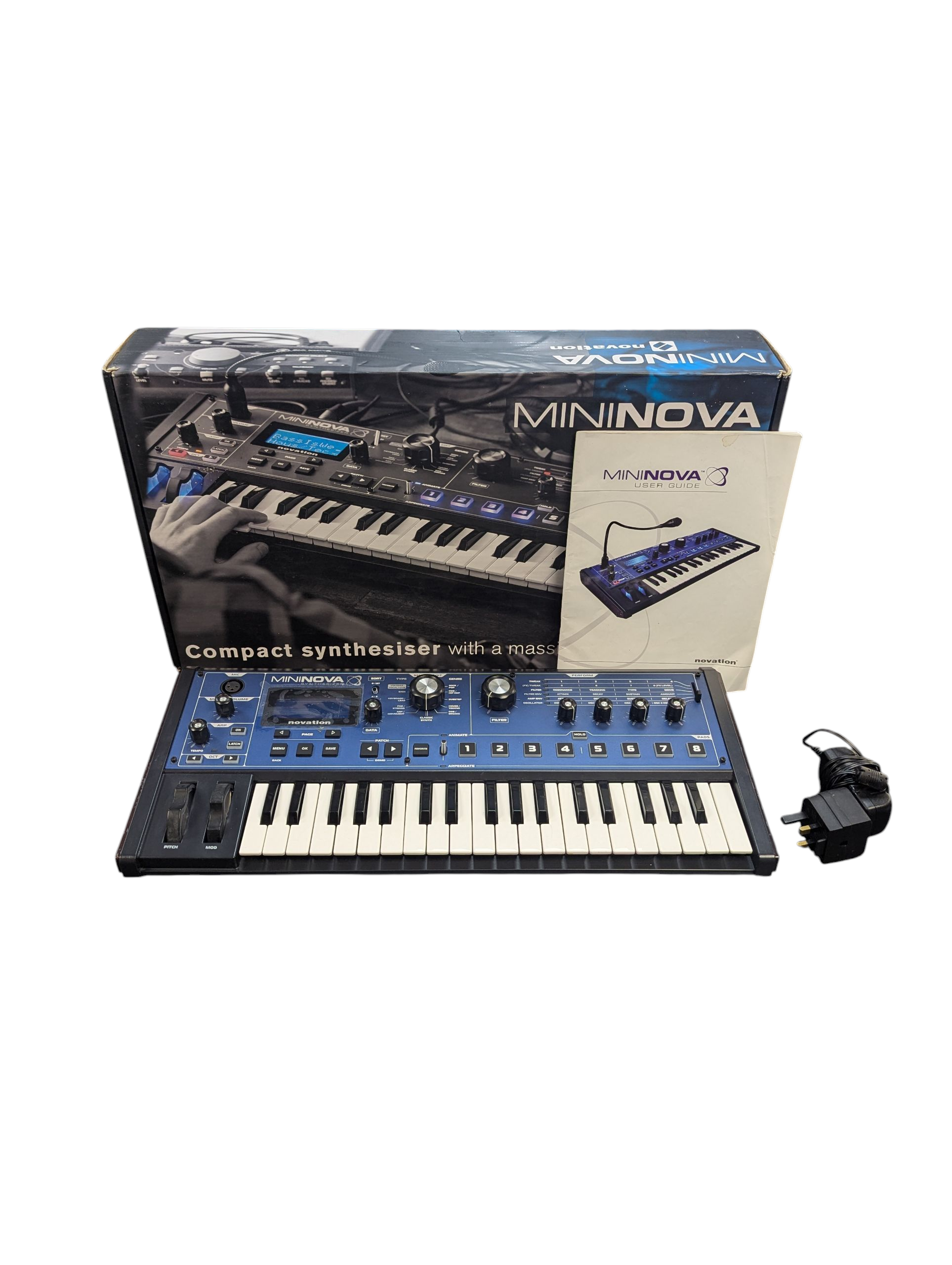 Product photo for Novation MiniNova Virtual Analogue Synthesizer Boxed w/Manual & PSU