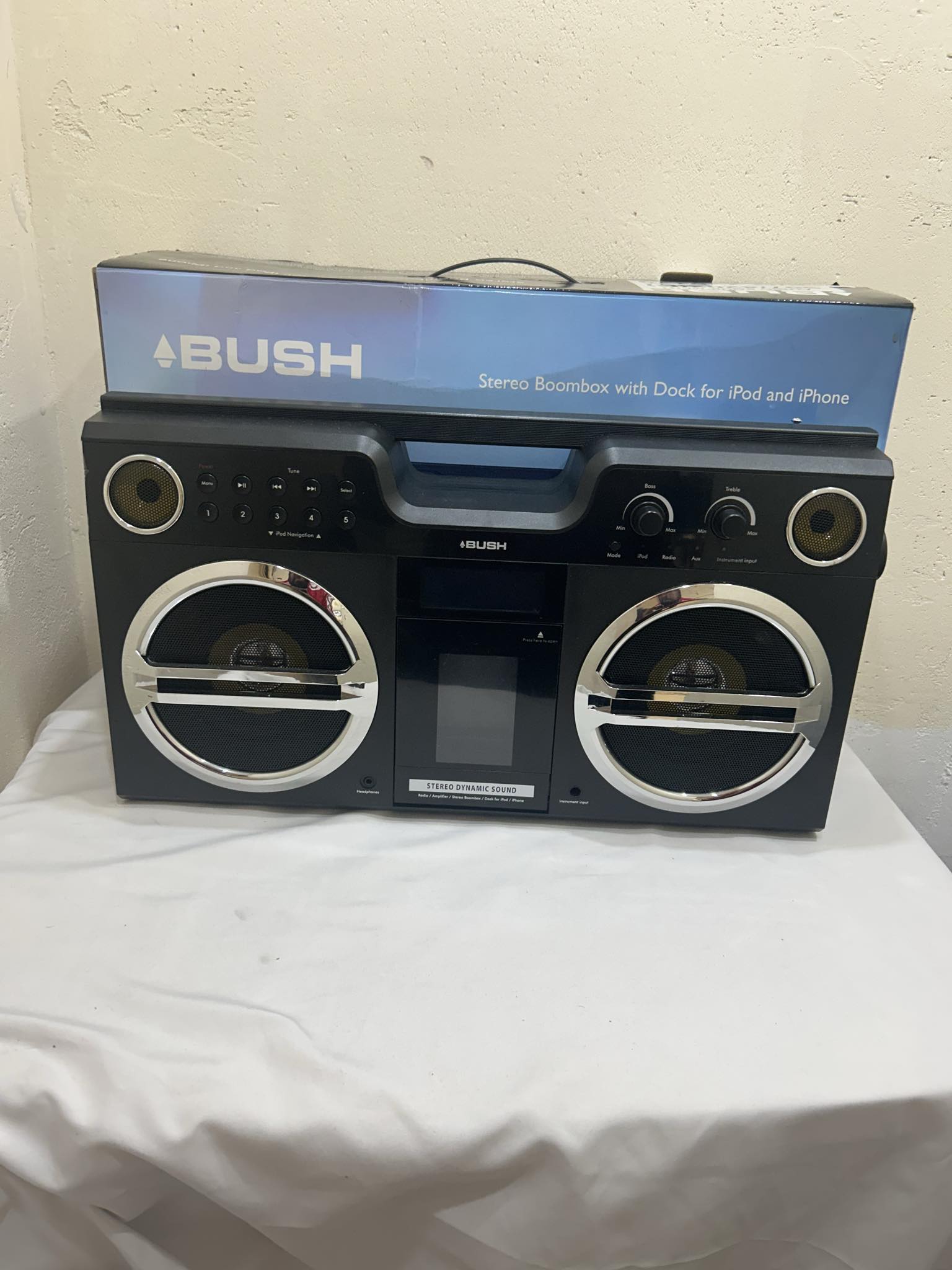 Product photo for Bush Boombox 907 4202 for Iphone
