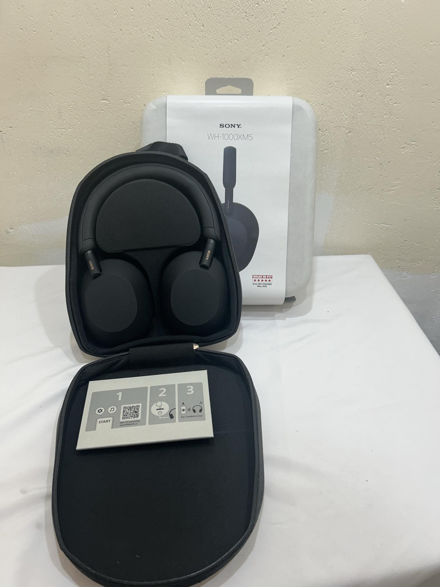 Product photo for Sony WH-1000XM5 Wireless Noise-Canceling Over Ear Headphones