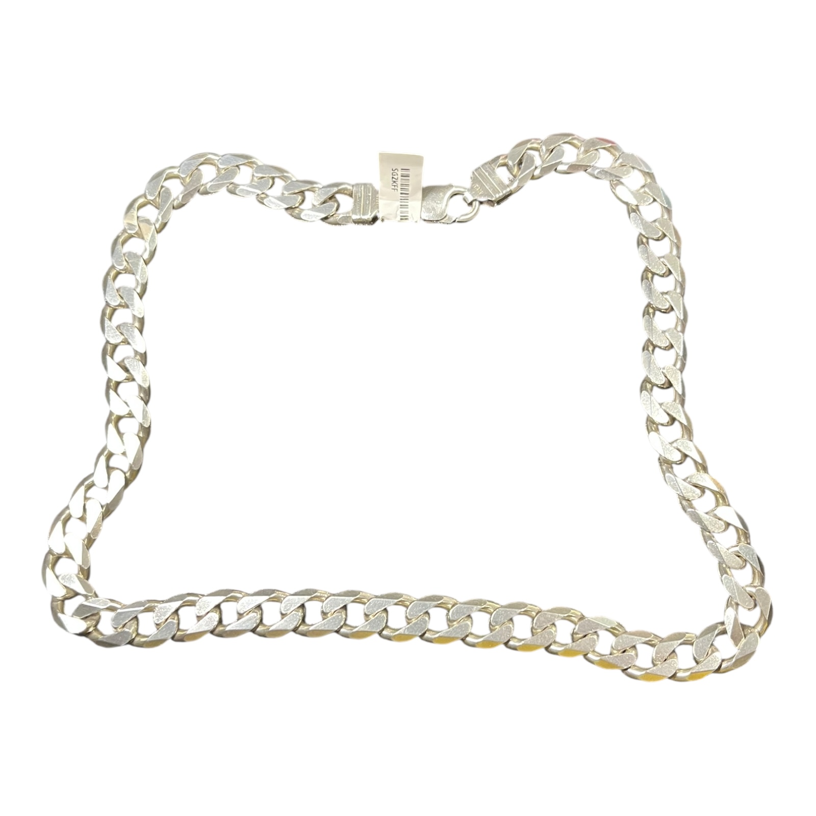Product photo for Heavy Silver Curb Chain 20