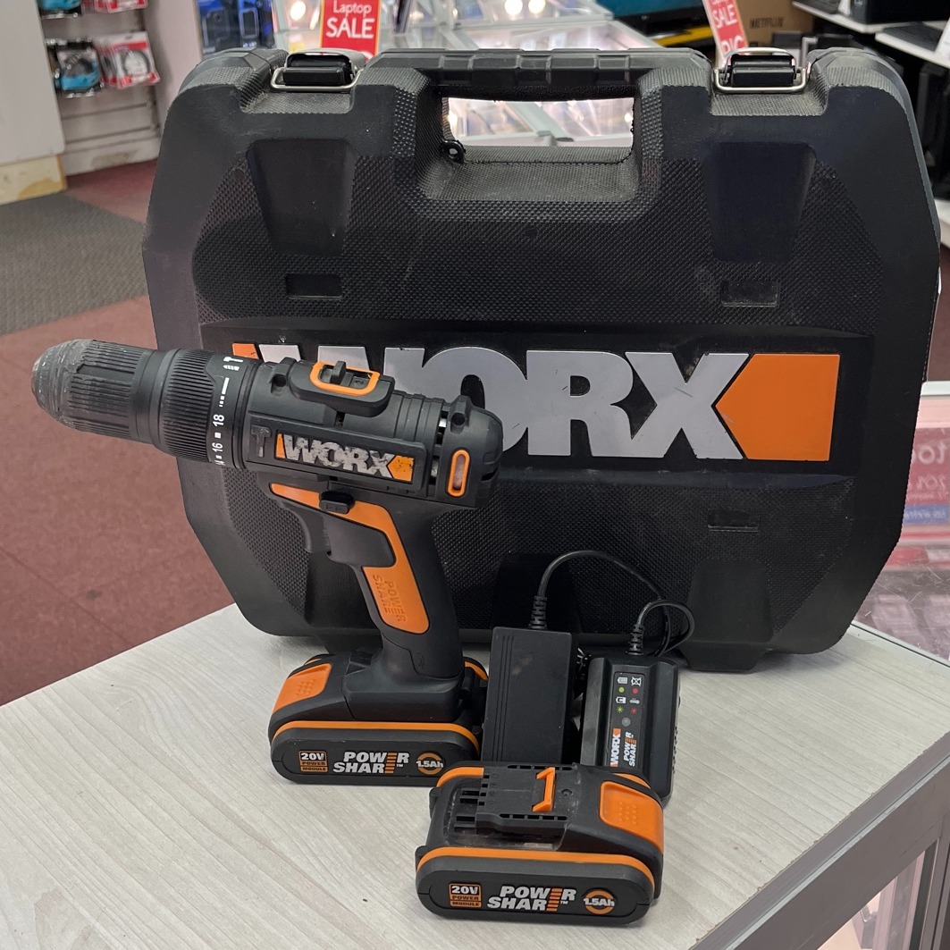 Product photo for worx WorkX 20v Drill w/2 Batts