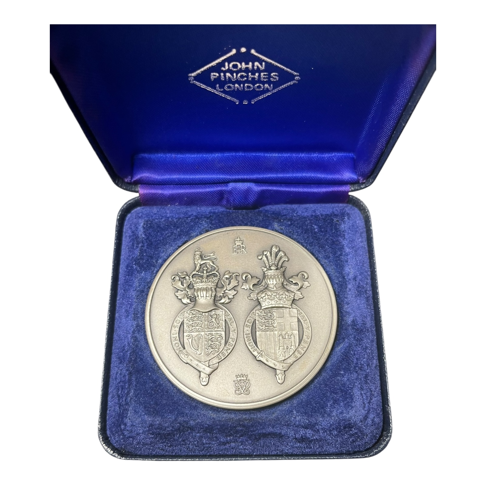 Product photo for The Royal Anniversary Medal with Blue Presentation Case