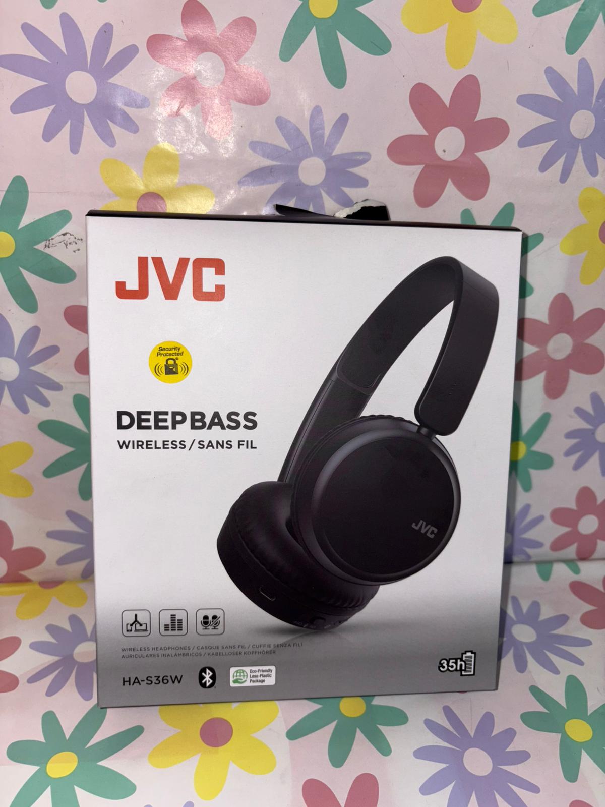Product photo for JVC DEEP BASS WIRELESS HEADPHONES