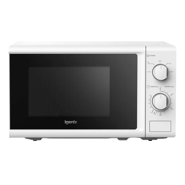 Product photo for Igenix IGM0820W 20L 800W Manual Microwave White