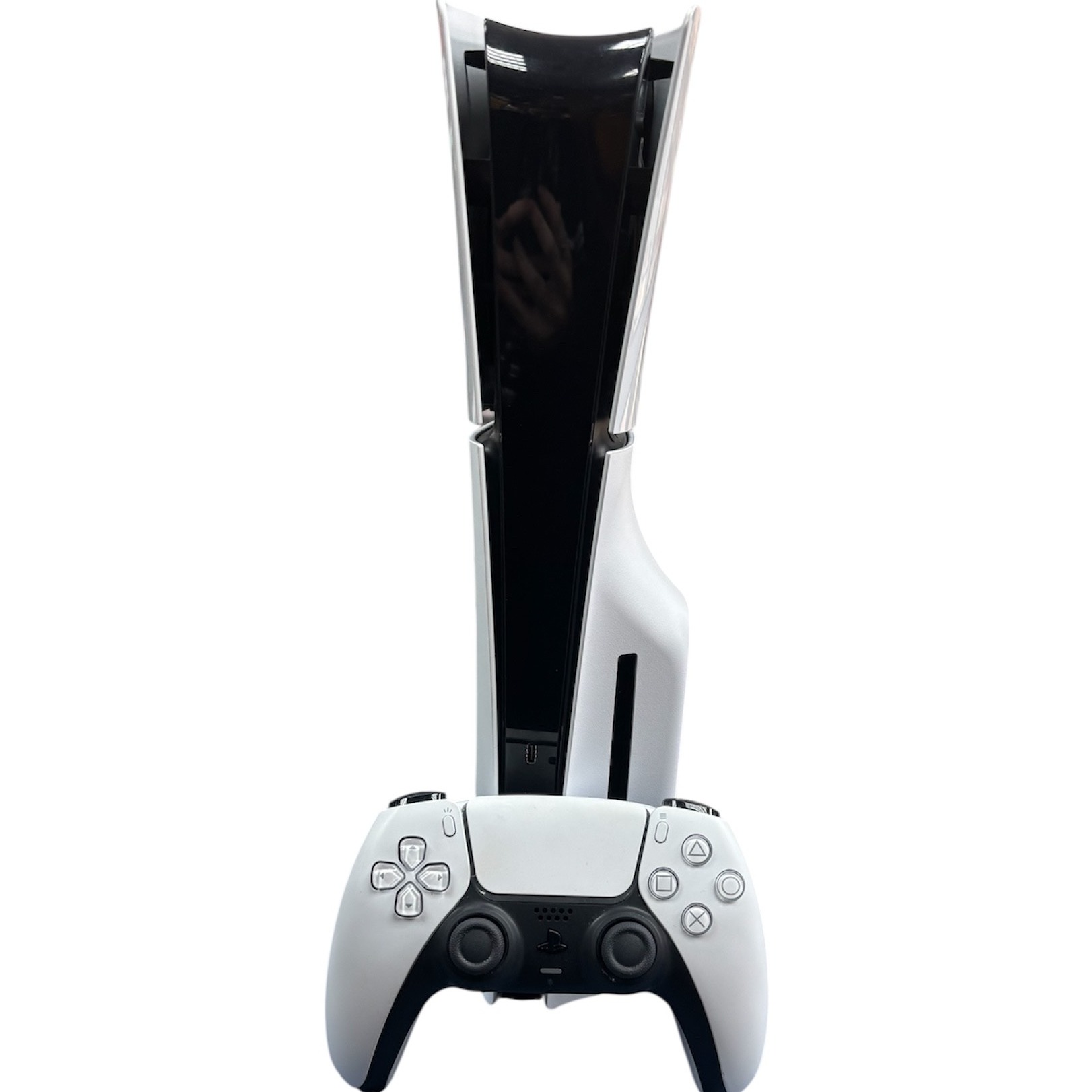 Product photo for PlayStation 5 Slim Console, 1TB, White