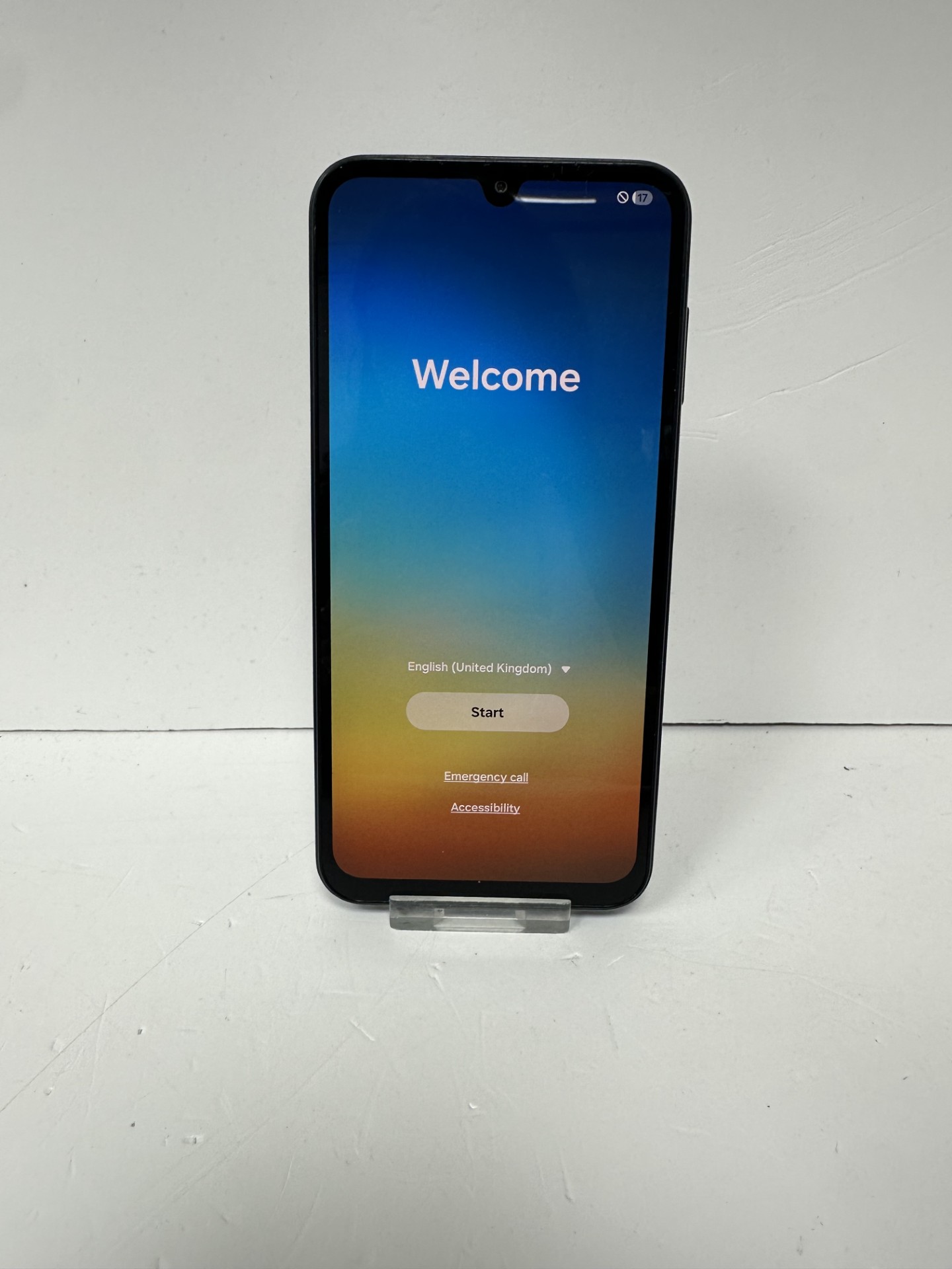 Product photo for samsung galaxy a15 128gb blue unlocked unboxed