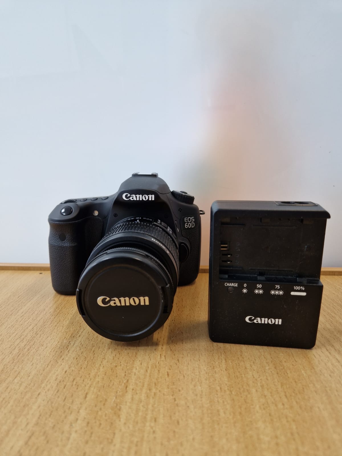 Product photo for Canon EOS 60D DSLR with 18-55mm Lens and Charger – 12 Month Warranty