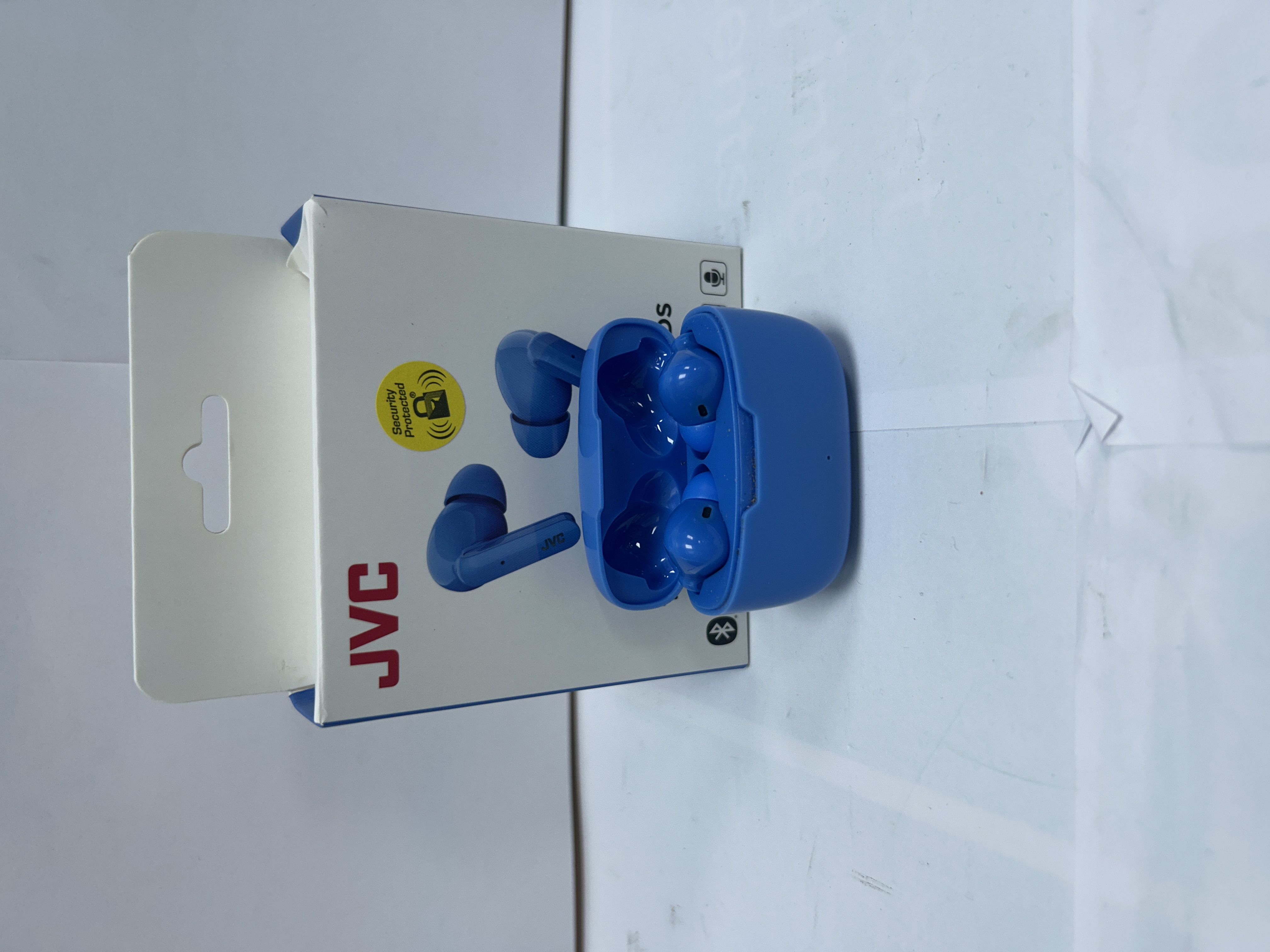 Product photo for jvc ha-b5t earbuds blue