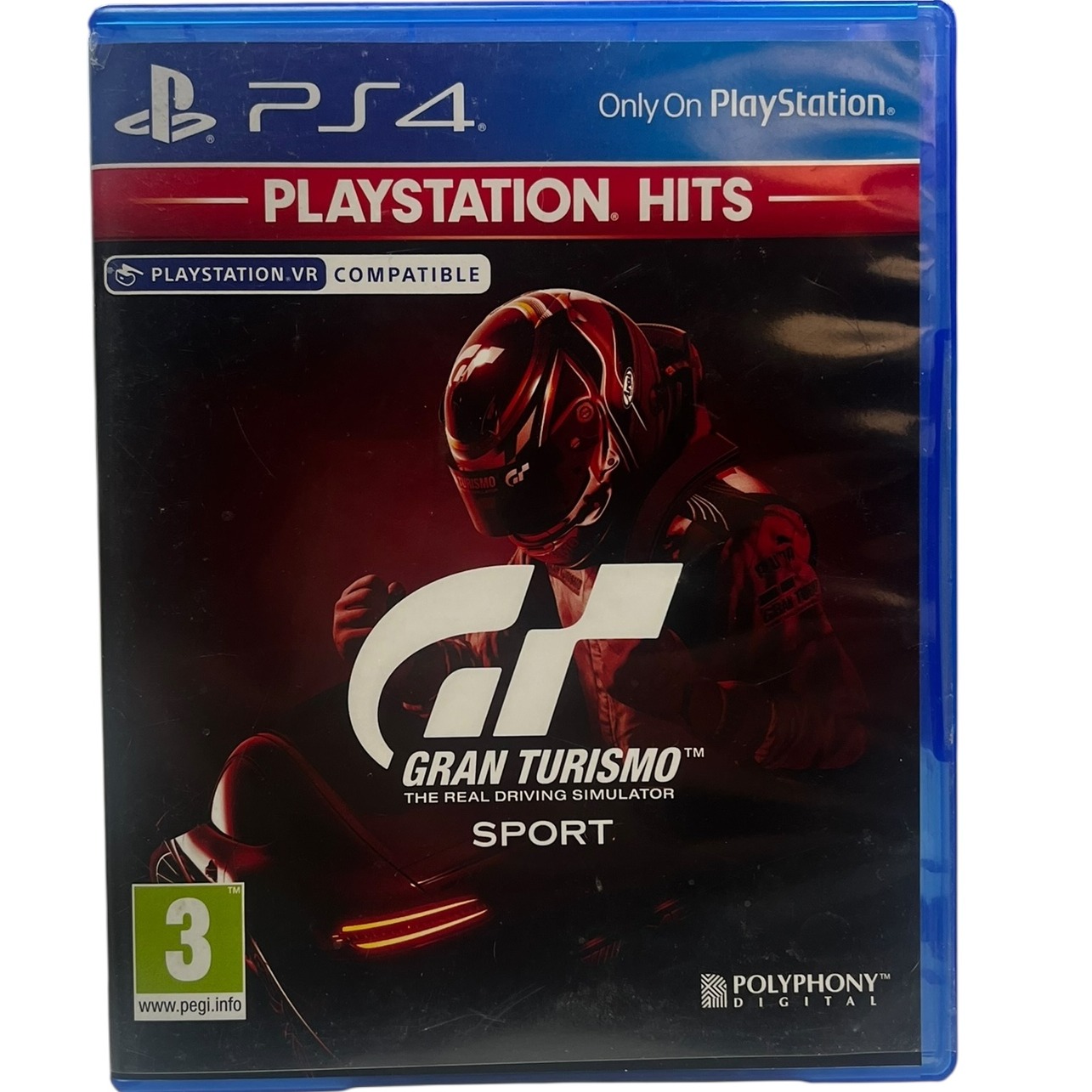 Product photo for Gran Turismo Sport - Sony PlayStation 4 (PEGI 3, Region 2, PSVR Compatible)