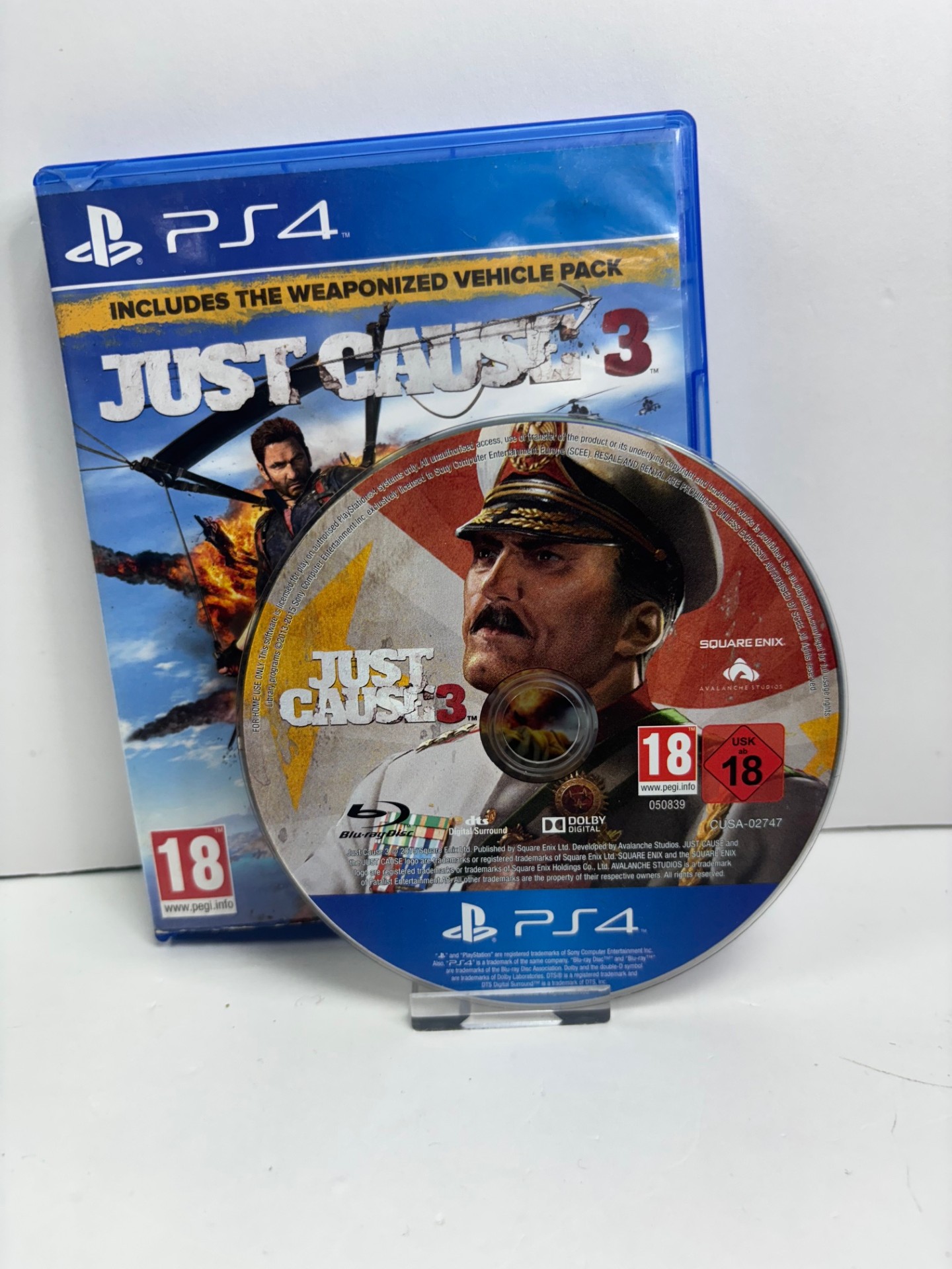 Product photo for JUST CAUSE 3 PS4 GAME