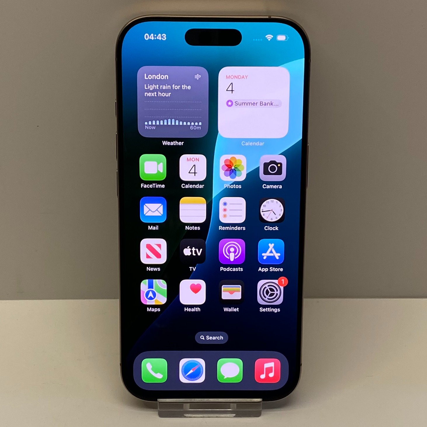 Product photo for Apple iPhone 16 Pro Unlocked Model A3293 128GB in Desert Titanium