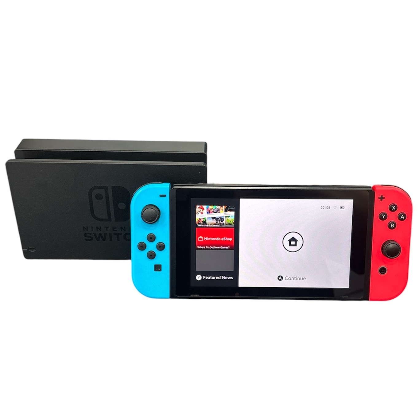 Product photo for Switch Console, 32GB HAC-001-01 + Mixed Joy-Con, Discounted