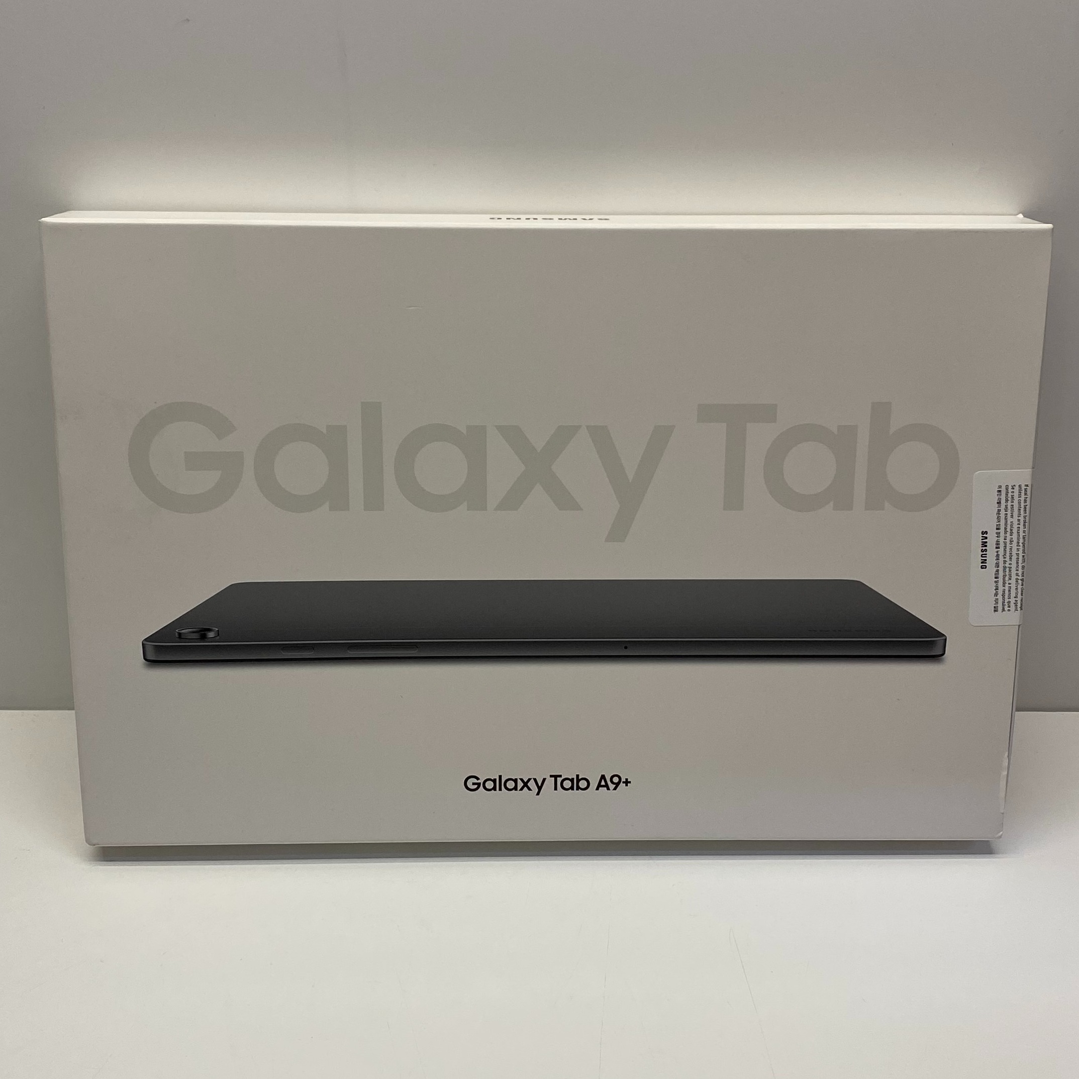 Product photo for Samsung Galaxy Tab A9+ Model SM-X210 64GB WiFi Graphite Sealed