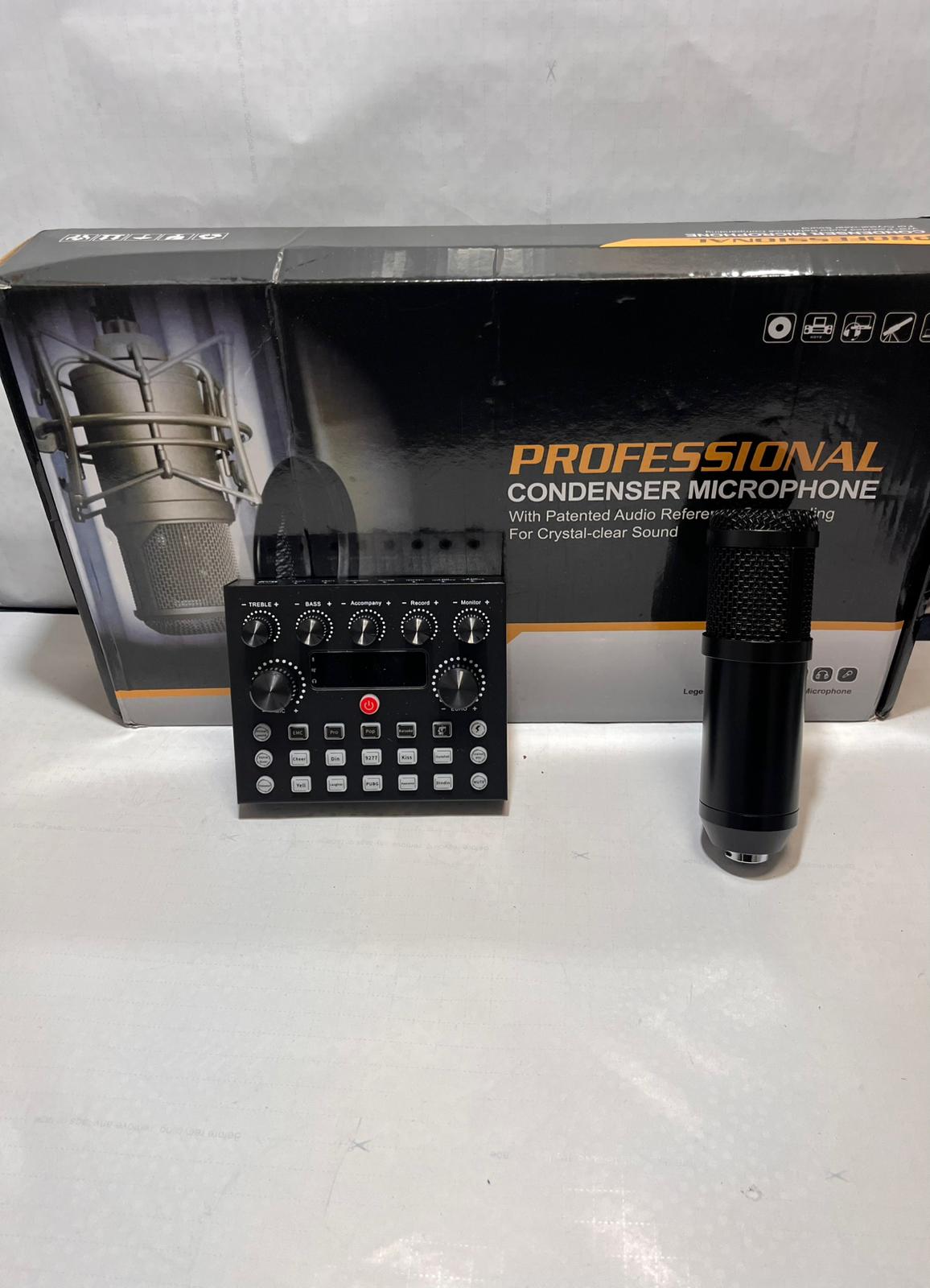 Product photo for professional  podcast mic