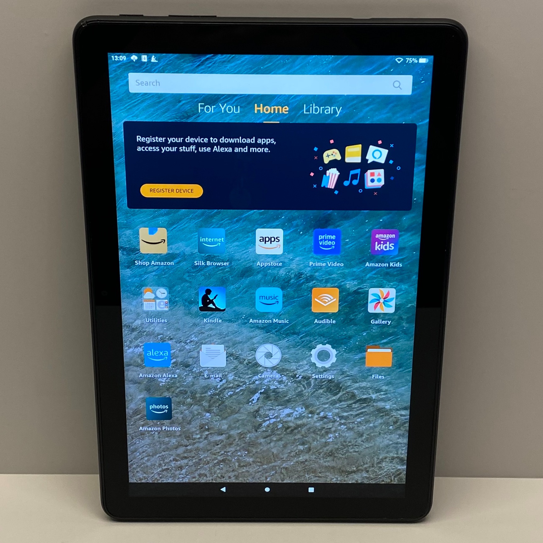 Product photo for Amazon Fire HD 10 13th Generation 32GB WiFi in Black